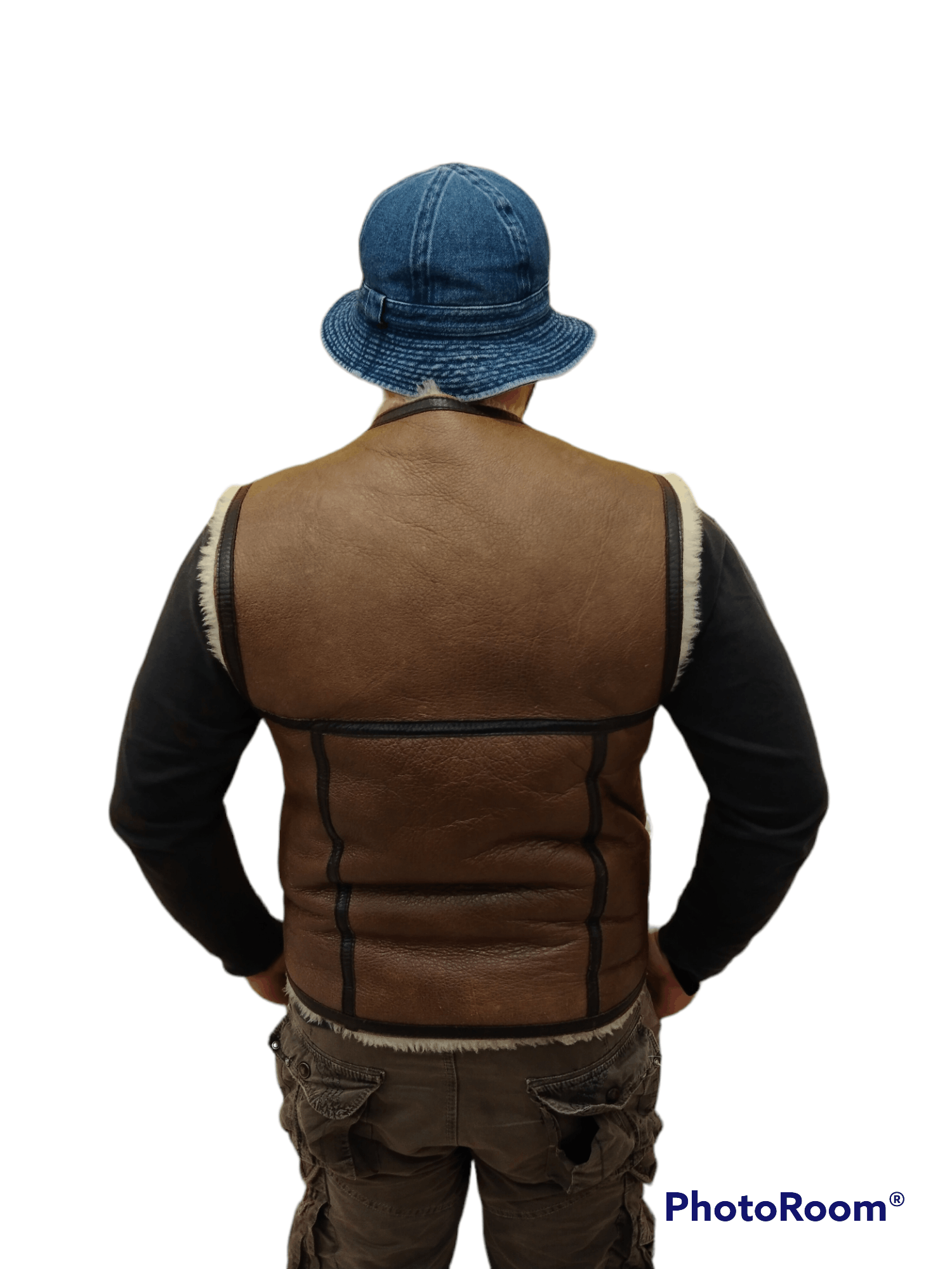 Other SHEEPSKIN SHERPA VEST JACKET Size US L / EU 52-54 / 3 - 3 Thumbnail