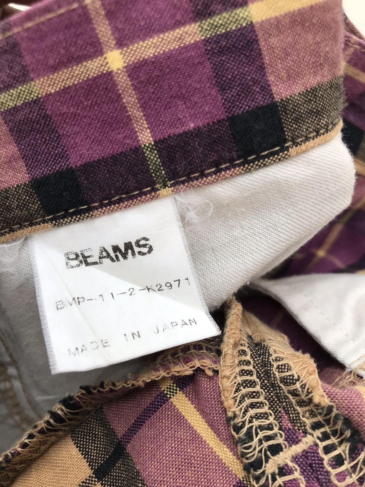 Beams Plus Made In Japan BEAMS Checked Pants Size US 30 / EU 46 - 7 Thumbnail