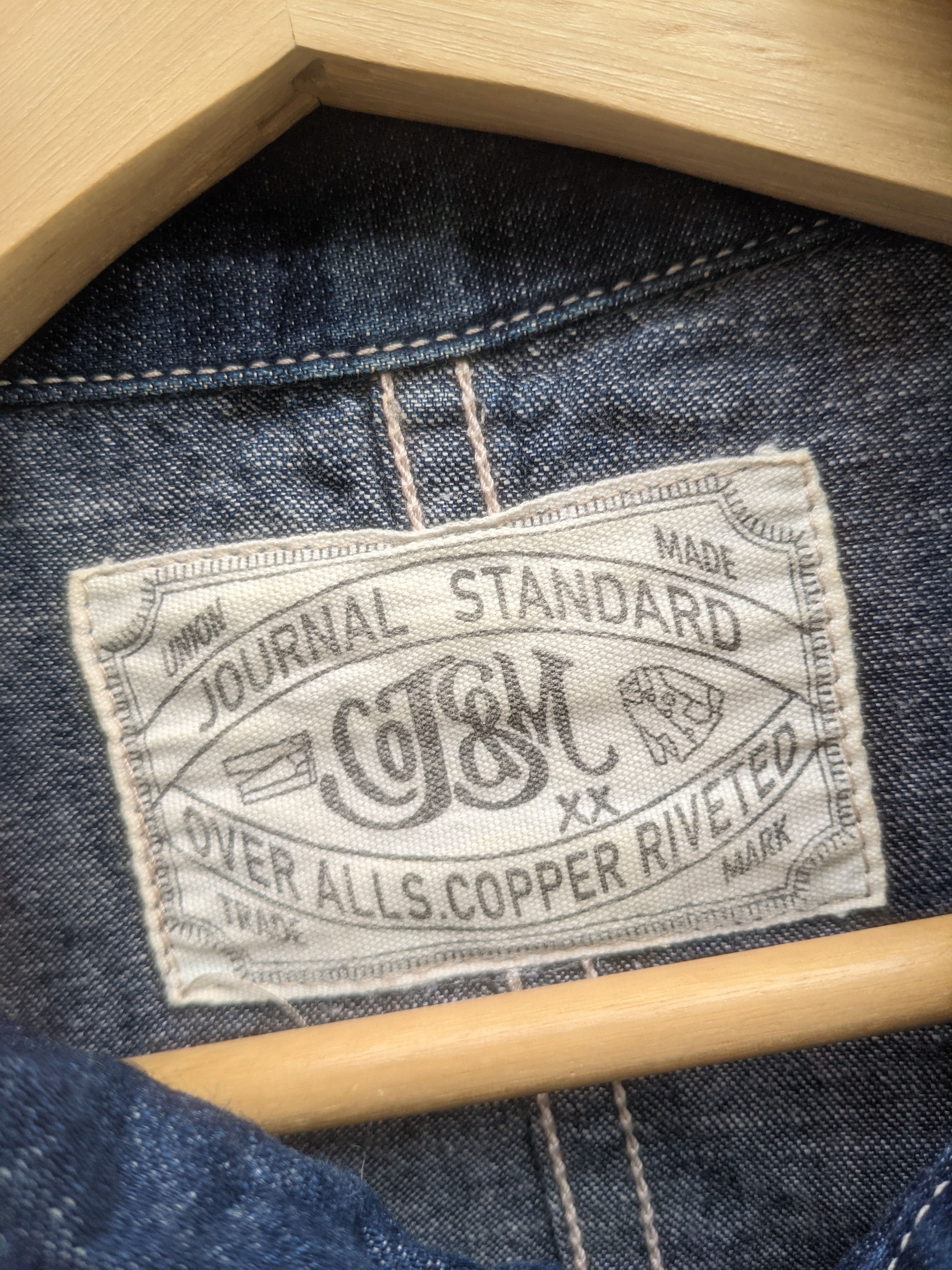 Japanese Brand × Journal Standard ⚡️Steals⚡️ Journal Standard Denim Jacket Size M / US 6-8 / IT 42-44 - 9 Thumbnail