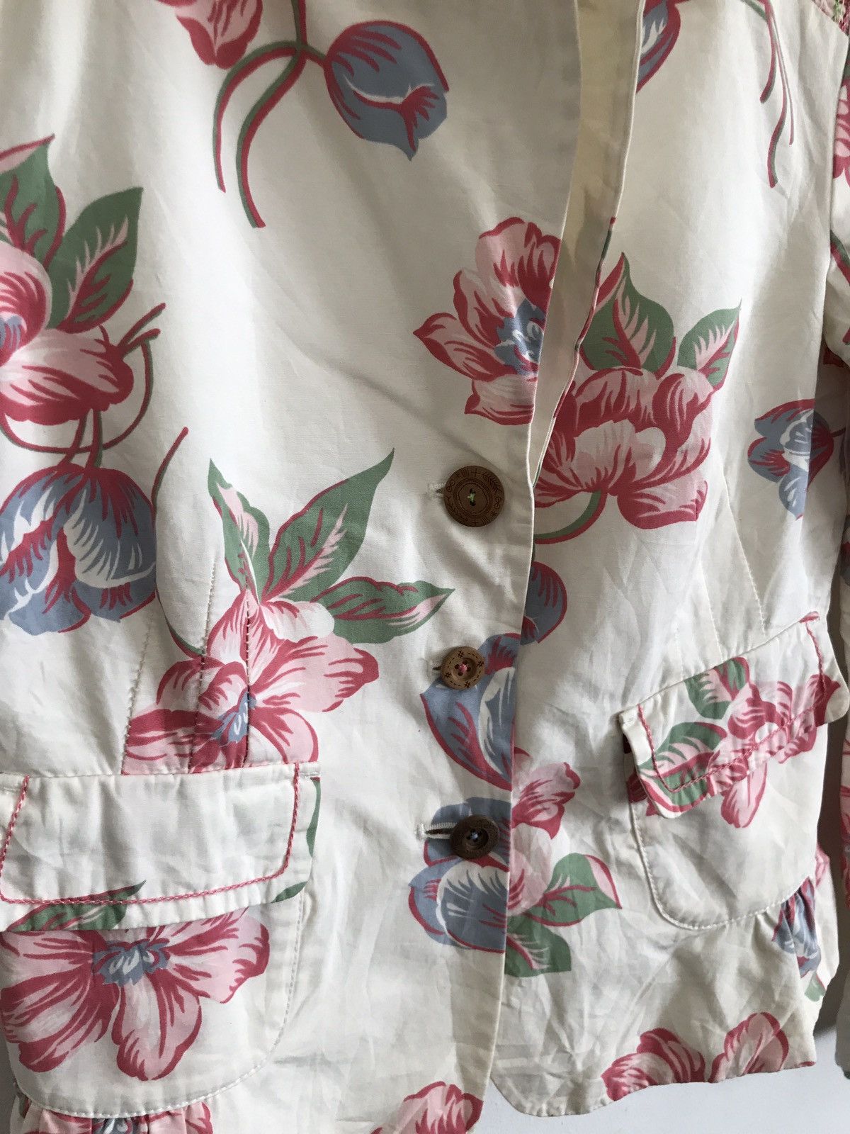 Marithe + Francois Girbaud Marithe Francois Girbaud Floral Pattern Lightweight Jacket Size US M / EU 48-50 / 2 - 5 Thumbnail