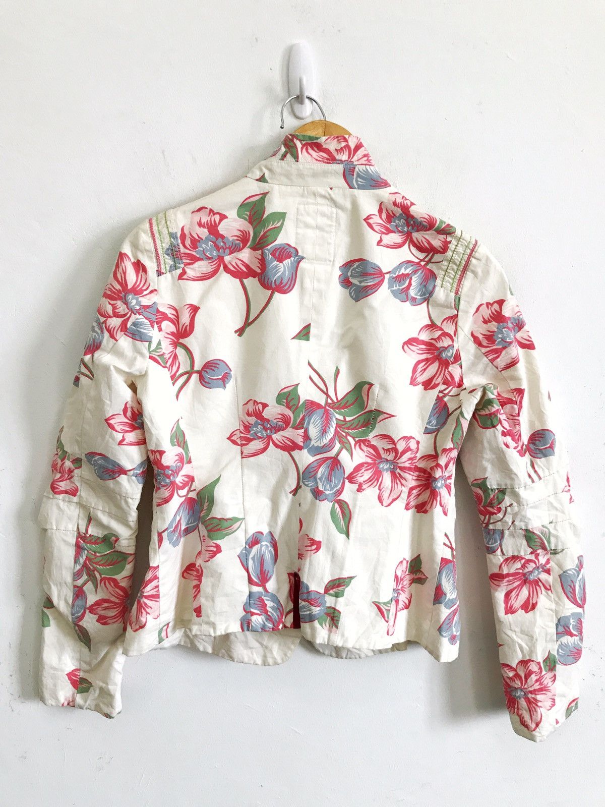 Marithe + Francois Girbaud Marithe Francois Girbaud Floral Pattern Lightweight Jacket Size US M / EU 48-50 / 2 - 3 Thumbnail