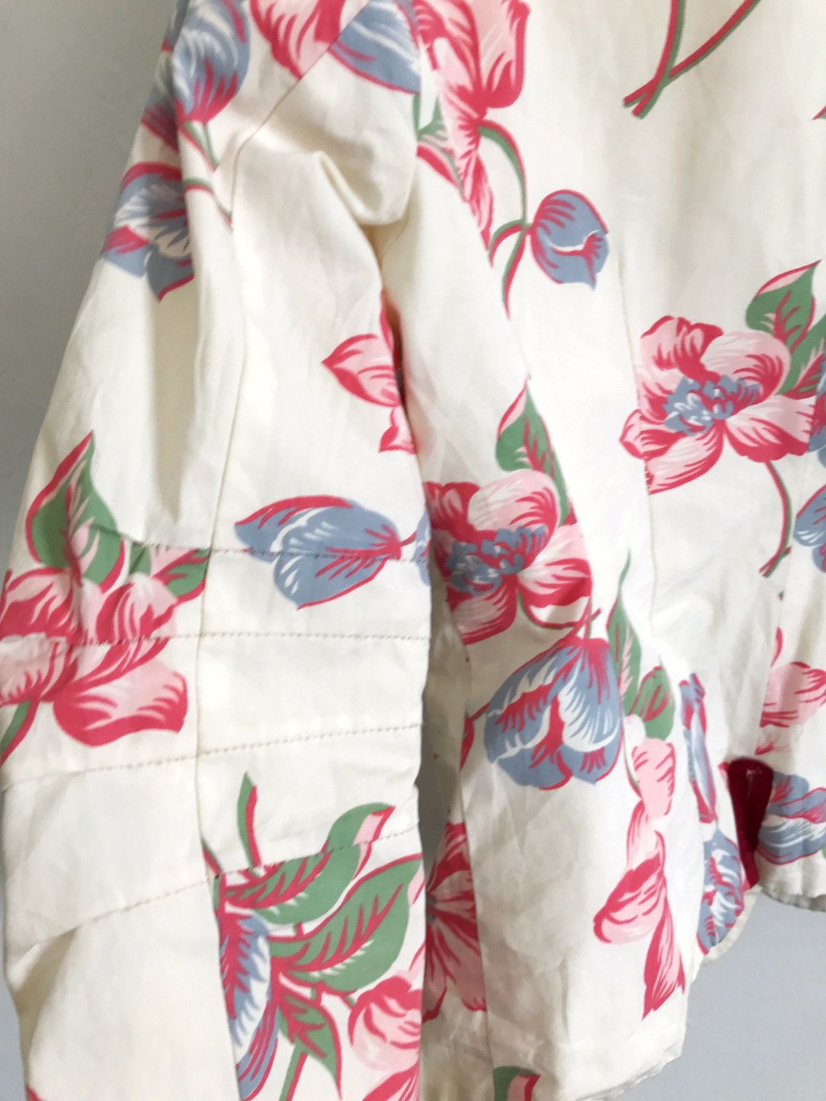 Marithe + Francois Girbaud Marithe Francois Girbaud Floral Pattern Lightweight Jacket Size US M / EU 48-50 / 2 - 7 Thumbnail