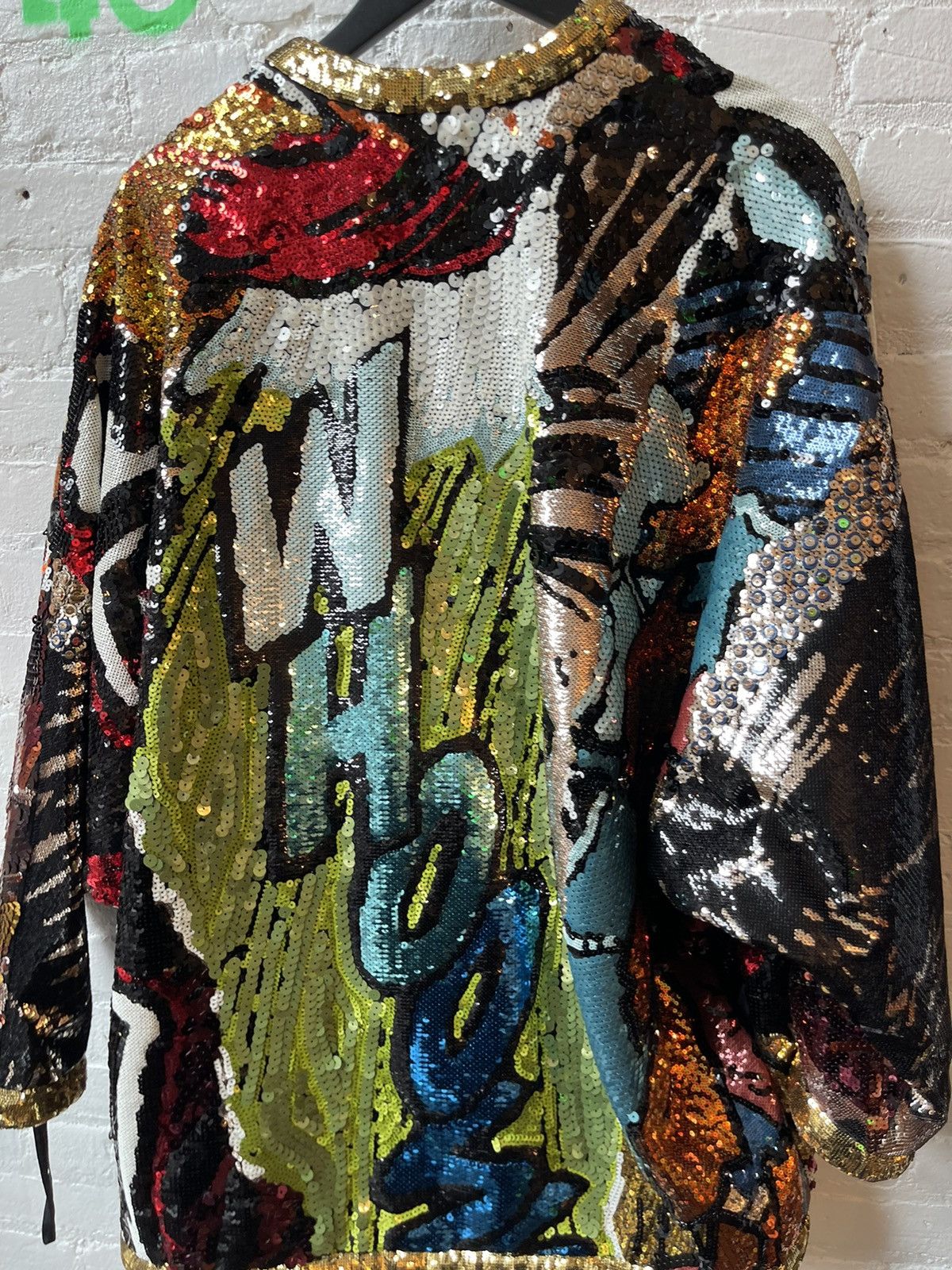 Celine Celine 2019 Runway 1/3 Marclay Sequin Jacket 4Gseller Size US L / EU 52-54 / 3 - 11 Thumbnail