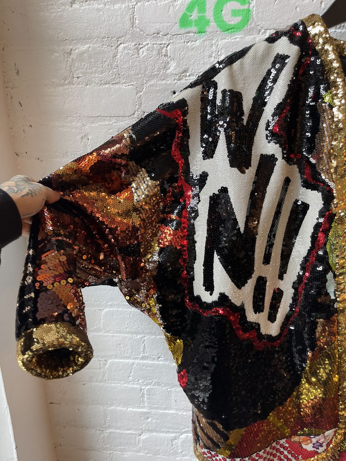 Celine Celine 2019 Runway 1/3 Marclay Sequin Jacket 4Gseller Size US L / EU 52-54 / 3 - 4 Thumbnail