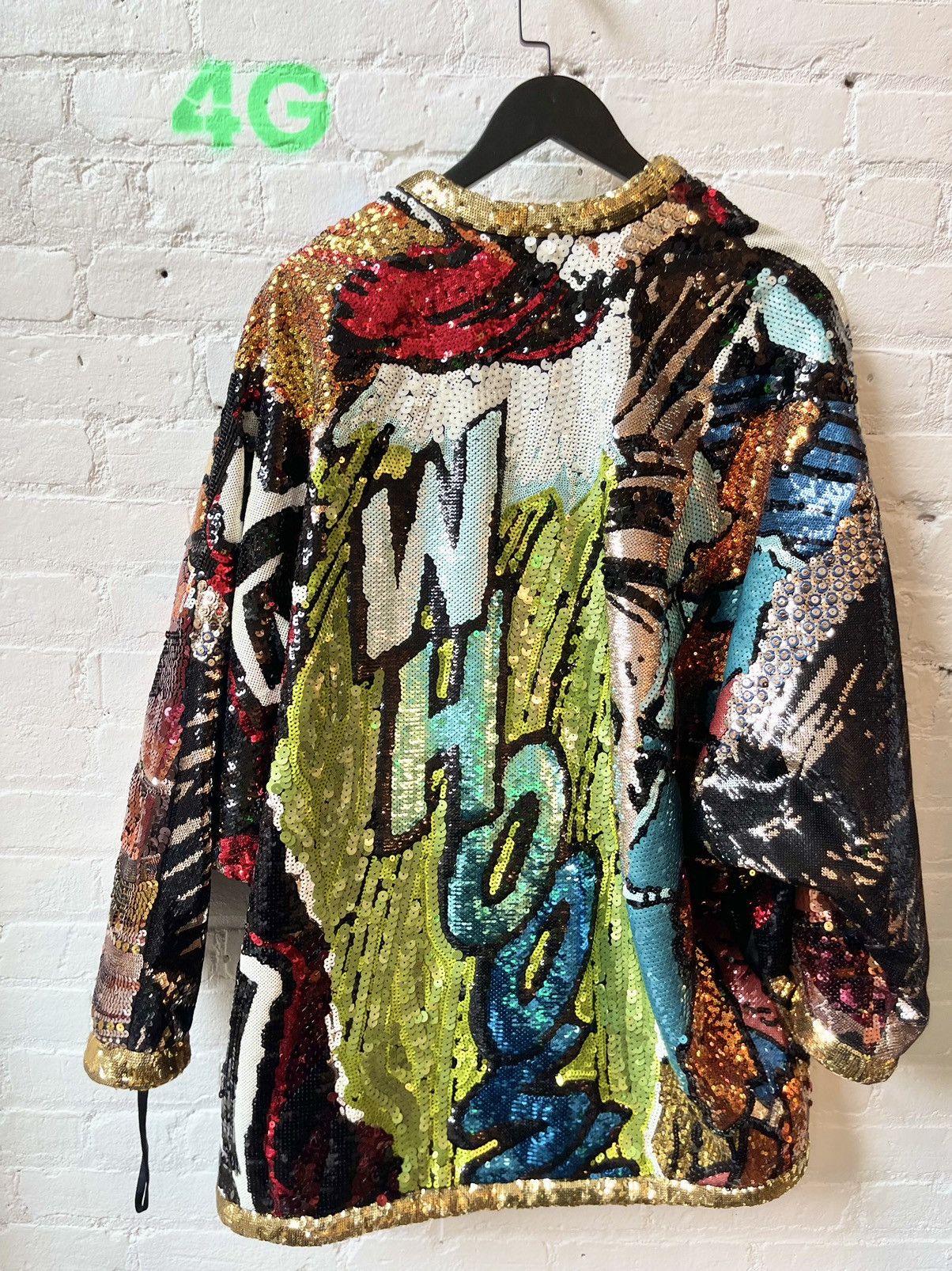Celine Celine 2019 Runway 1/3 Marclay Sequin Jacket 4Gseller Size US L / EU 52-54 / 3 - 1 Thumbnail