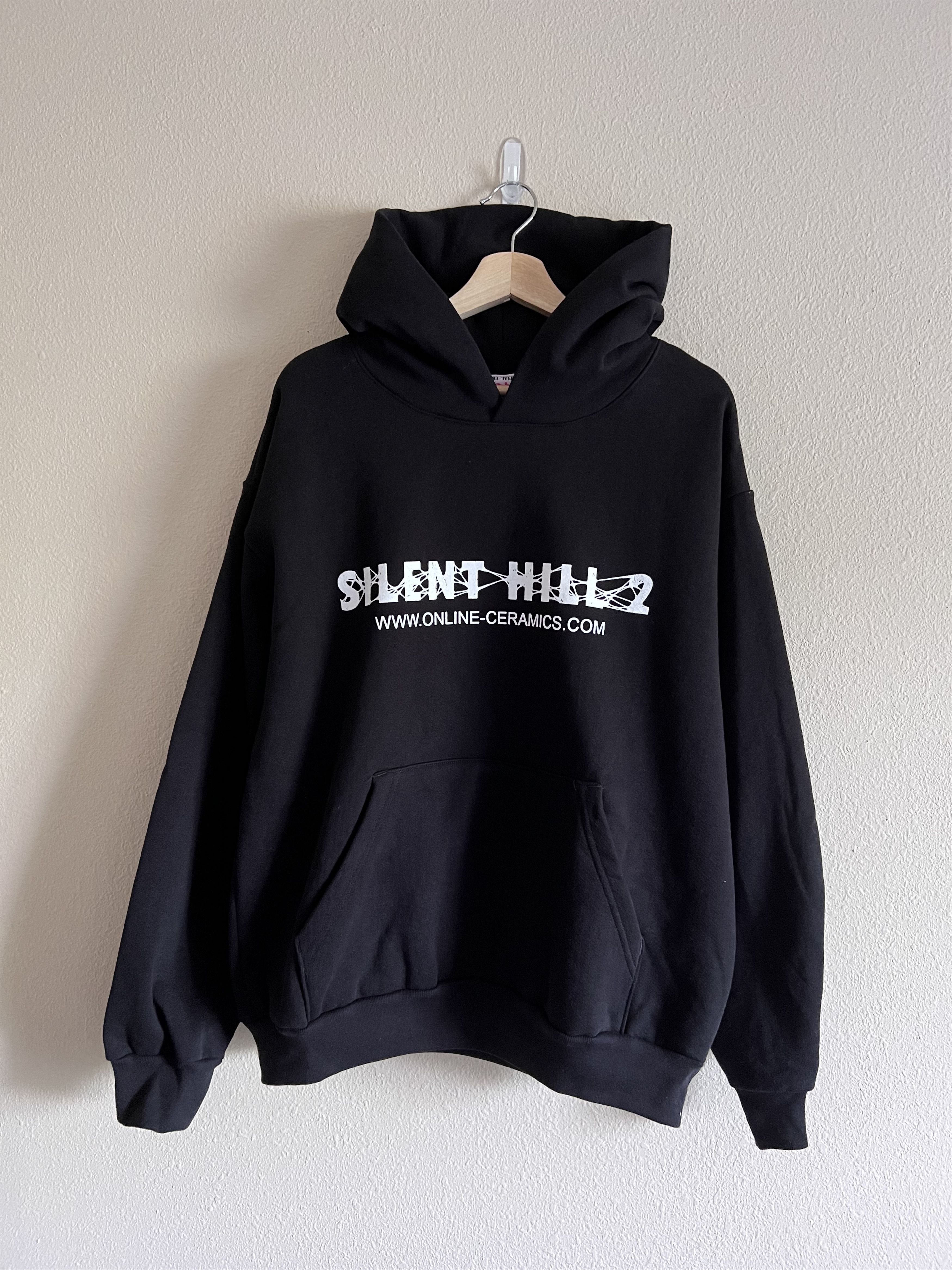 Sweat à Capuche Online Ceramics Silent Hill 2 - Rare, Zippé, Gris, Taille XL