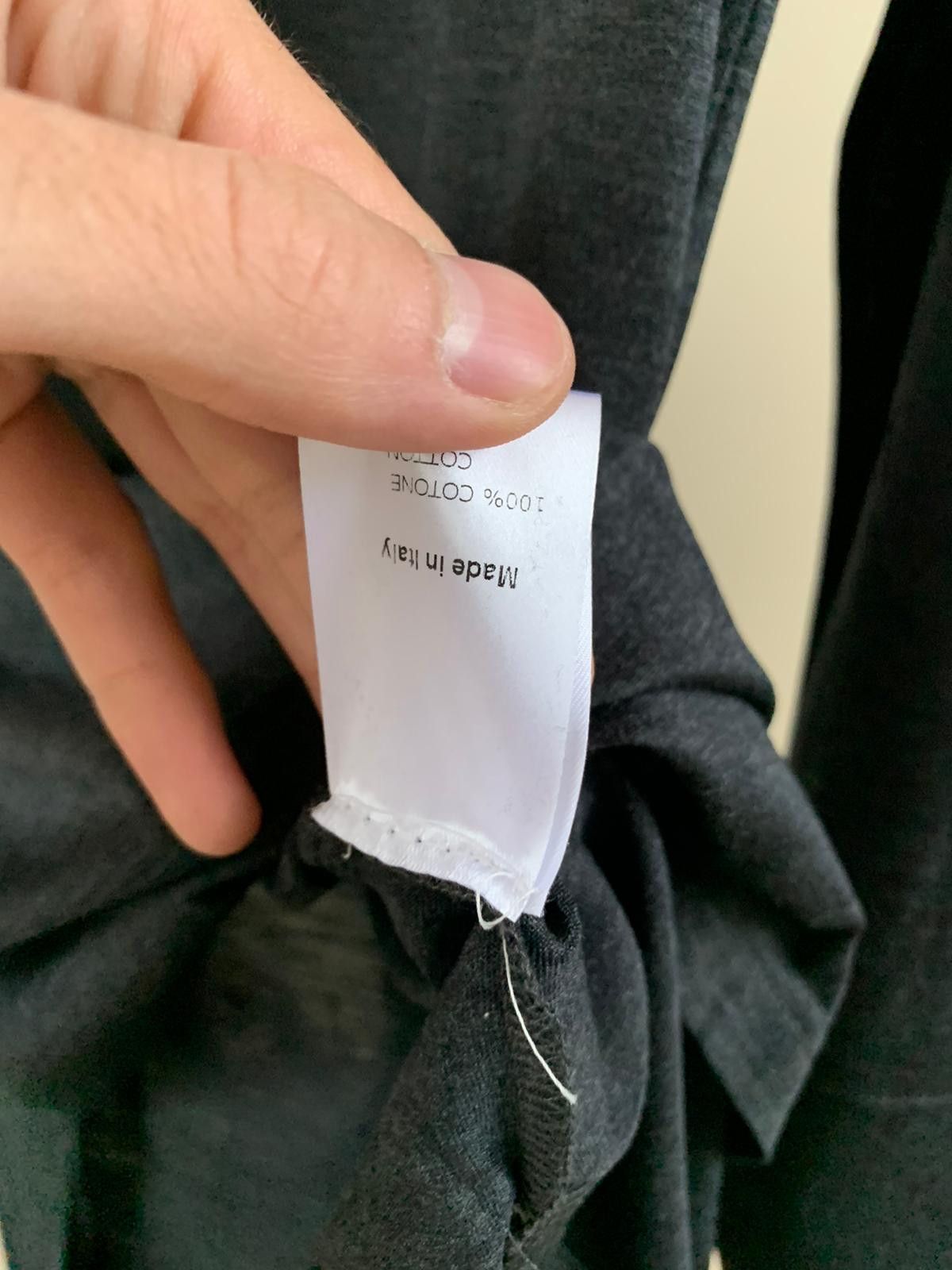 Alexander McQueen Long Shirt in Black Size US M / EU 48-50 / 2 - 12 Thumbnail