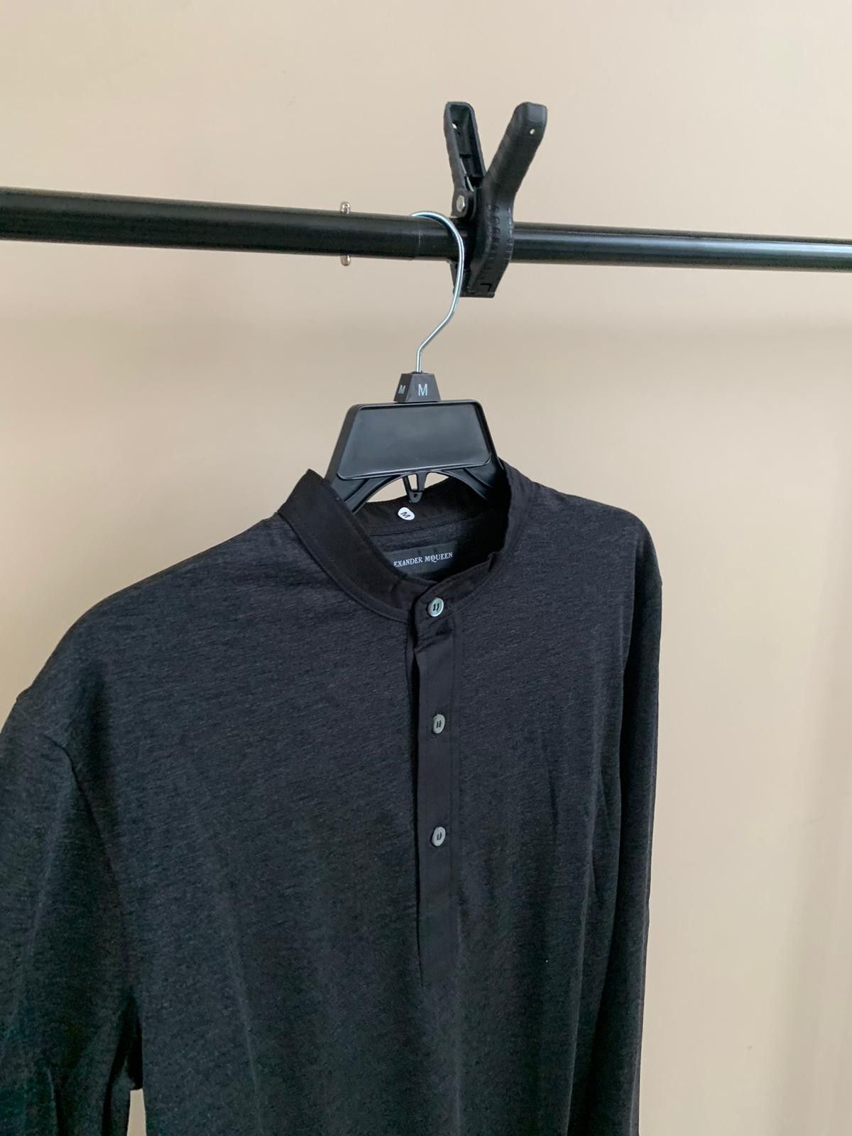 Alexander McQueen Long Shirt in Black Size US M / EU 48-50 / 2 - 8 Thumbnail