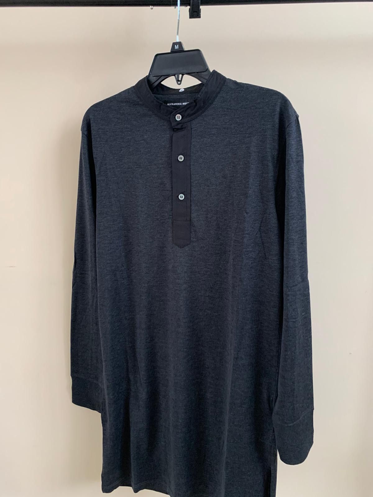 Alexander McQueen Long Shirt in Black Size US M / EU 48-50 / 2 - 4 Thumbnail