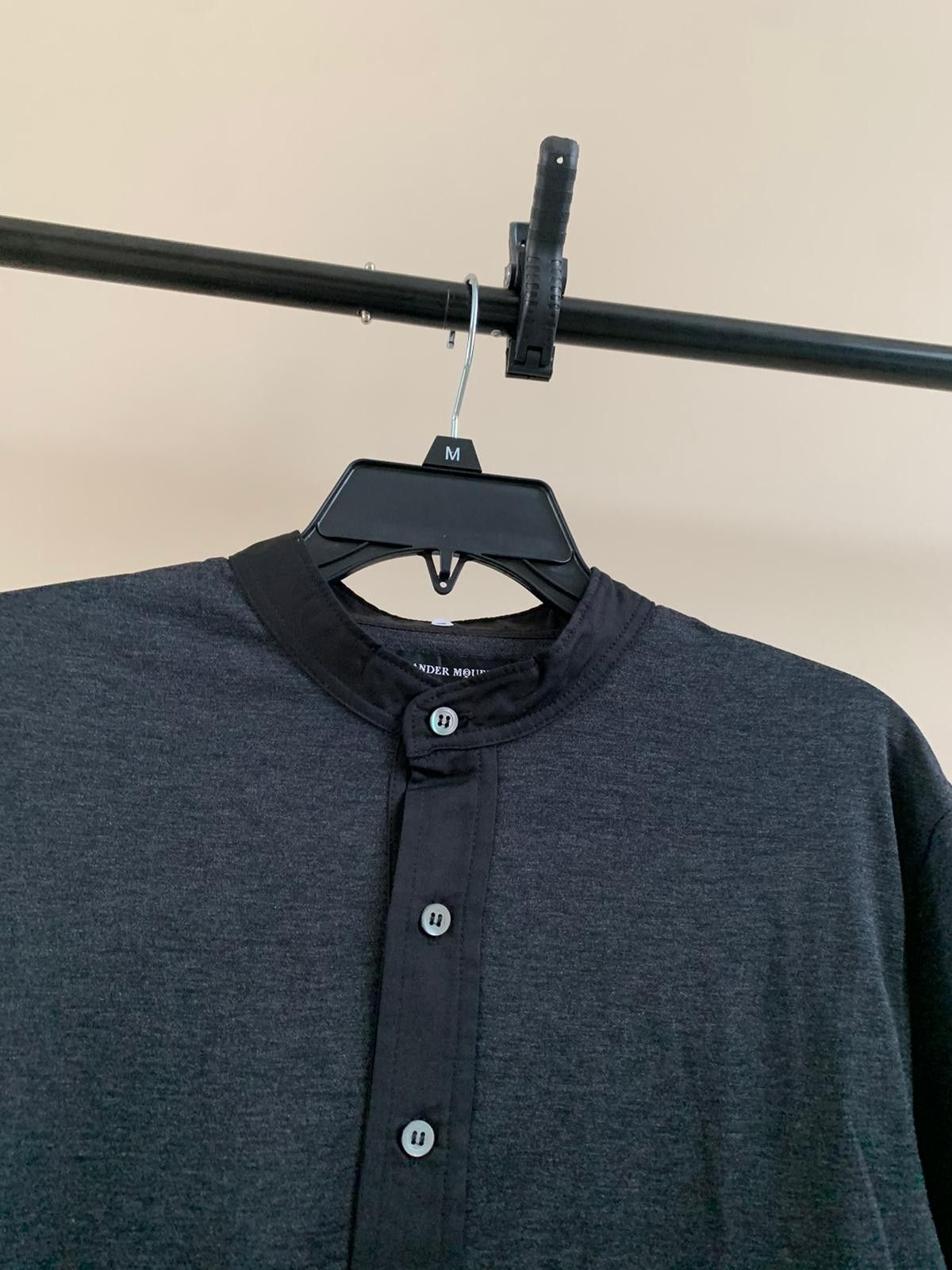 Alexander McQueen Long Shirt in Black Size US M / EU 48-50 / 2 - 14 Thumbnail