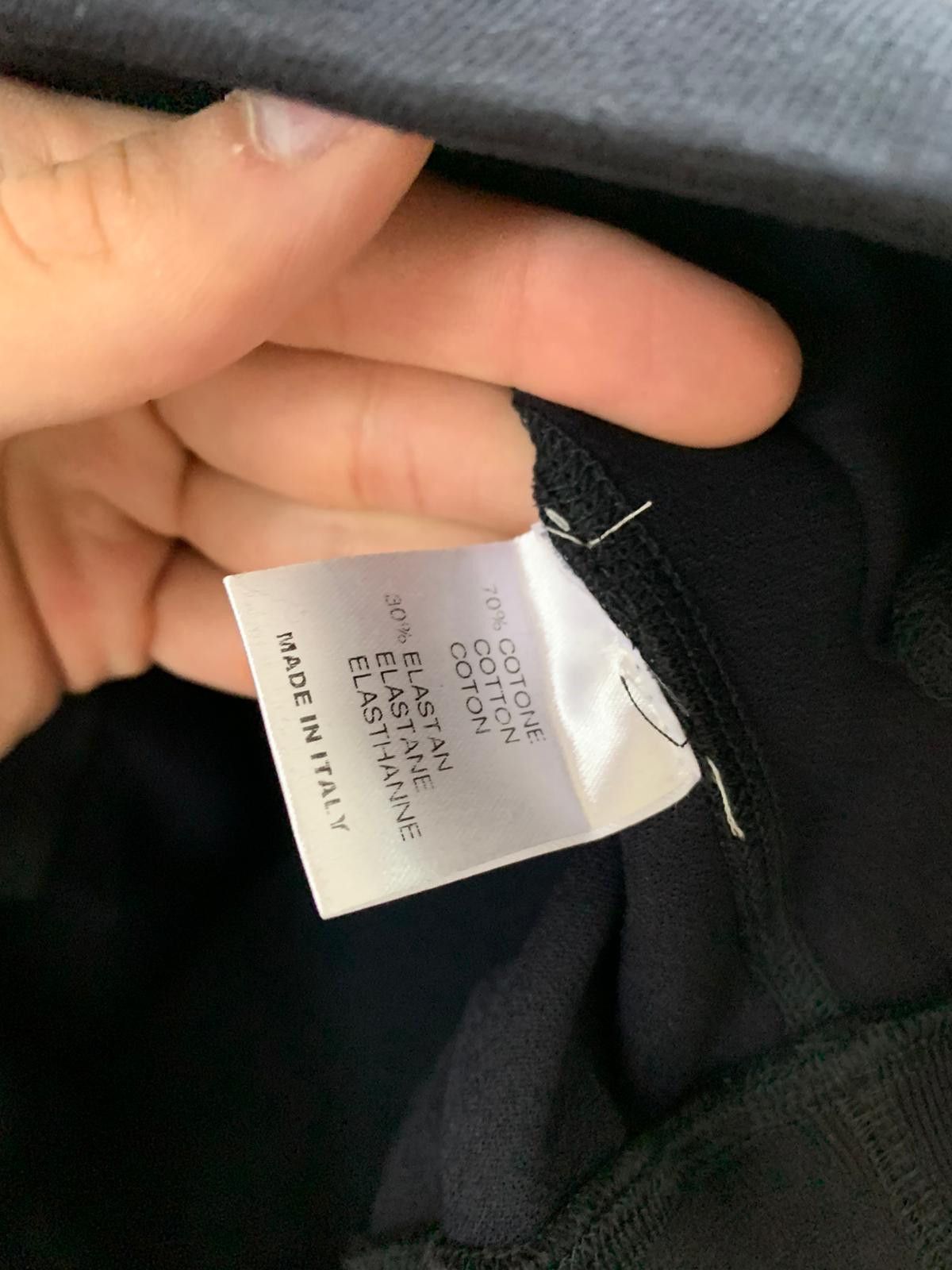 Alexander McQueen Micro Scrub Crewneck in Deep Navy Size US M / EU 48-50 / 2 - 8 Thumbnail