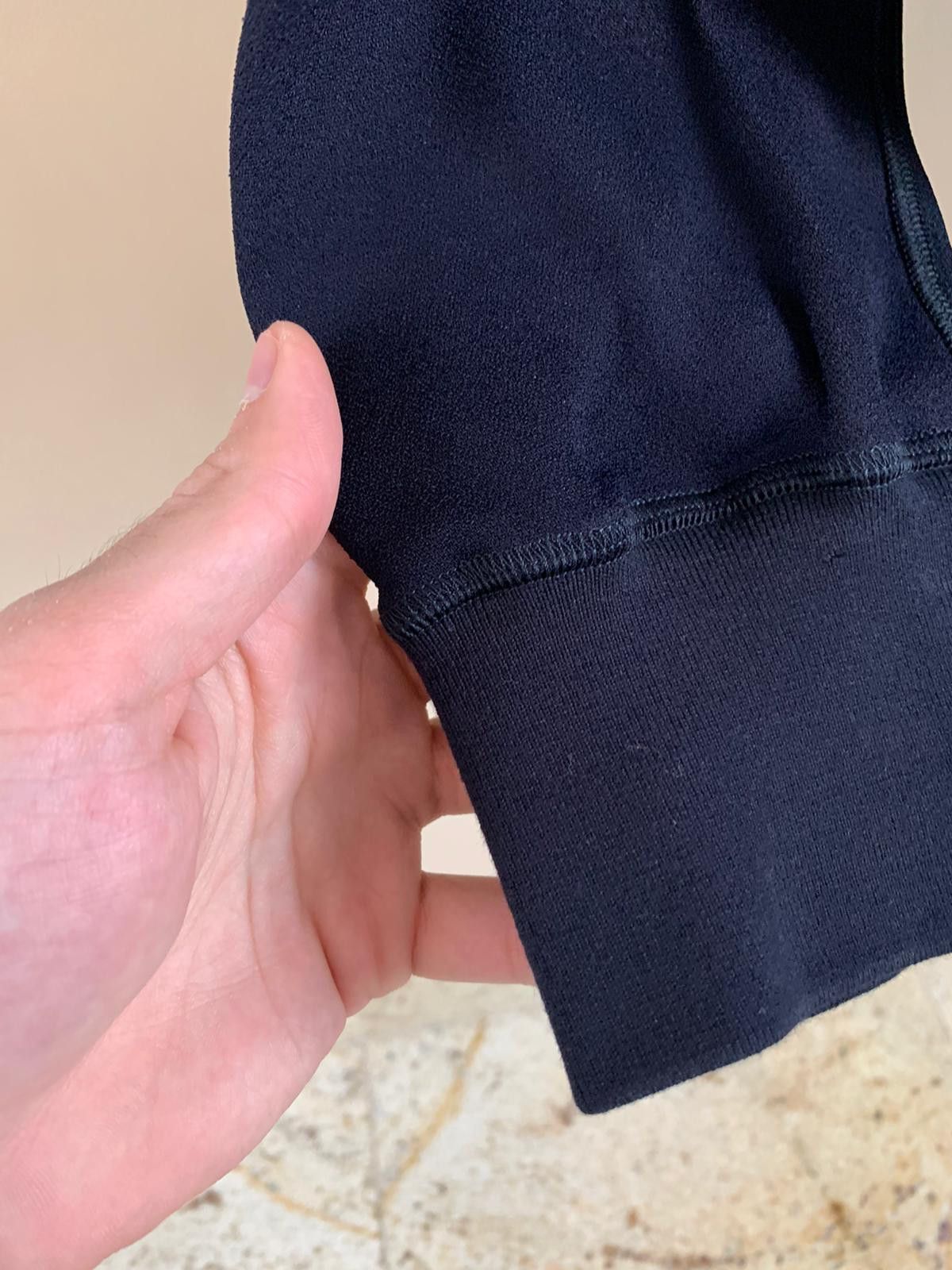 Alexander McQueen Micro Scrub Crewneck in Deep Navy Size US M / EU 48-50 / 2 - 7 Thumbnail