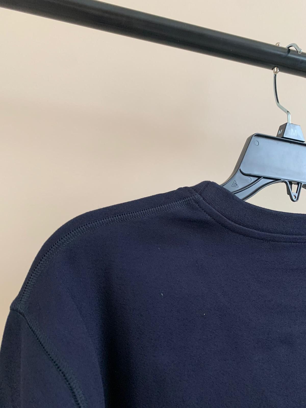 Alexander McQueen Micro Scrub Crewneck in Deep Navy Size US M / EU 48-50 / 2 - 11 Thumbnail