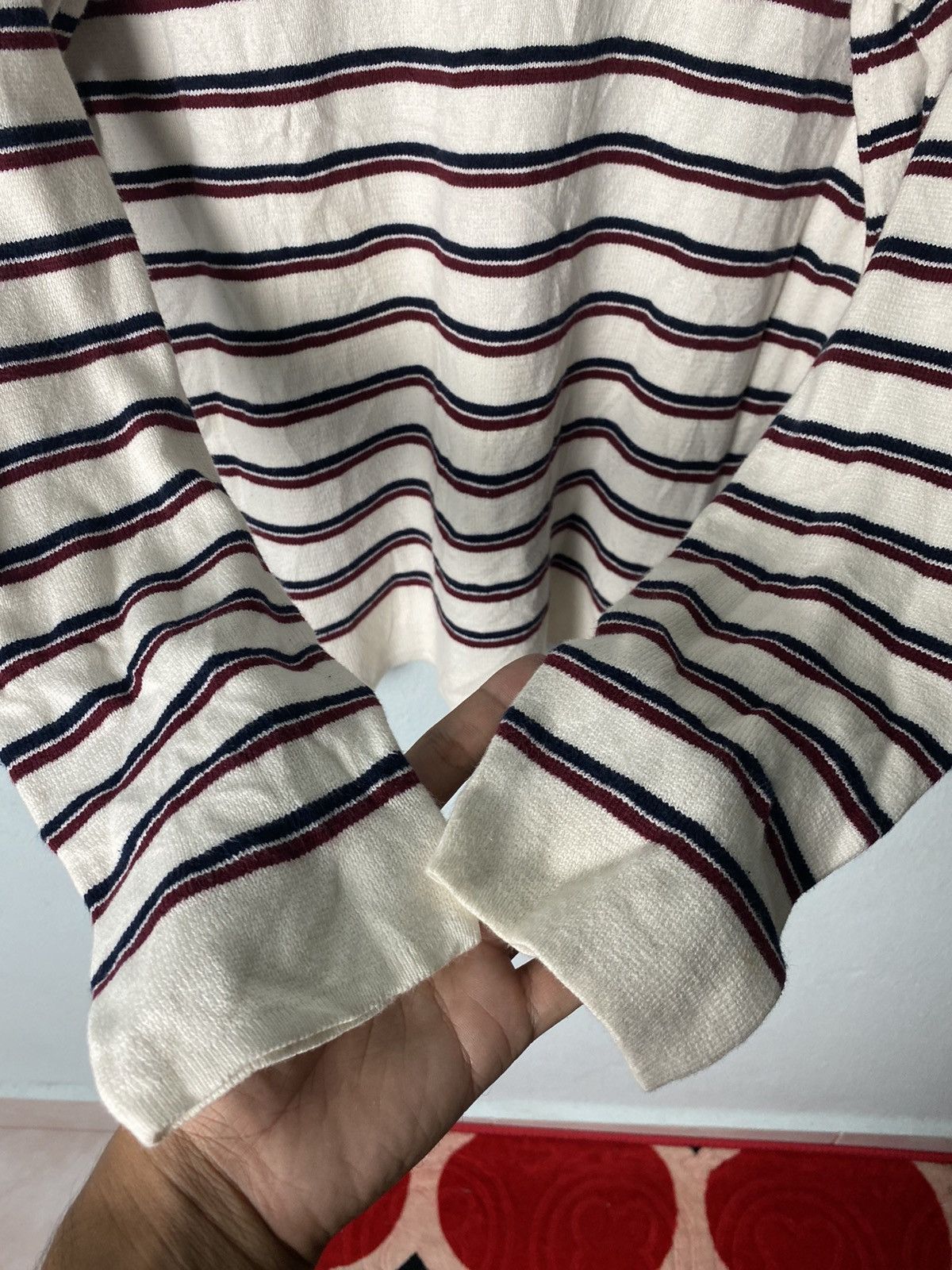 Hang Ten × Japanese Brand Hang Ten Stripes Knitwear Sweater Size US M / EU 48-50 / 2 - 6 Thumbnail