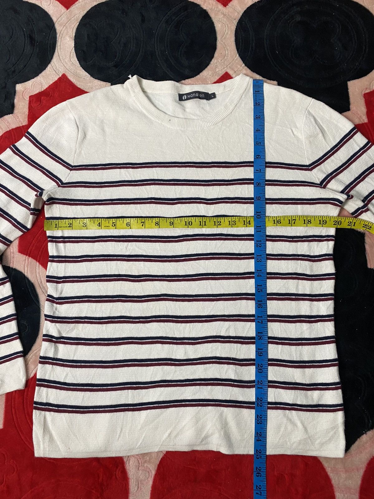 Hang Ten × Japanese Brand Hang Ten Stripes Knitwear Sweater Size US M / EU 48-50 / 2 - 10 Thumbnail