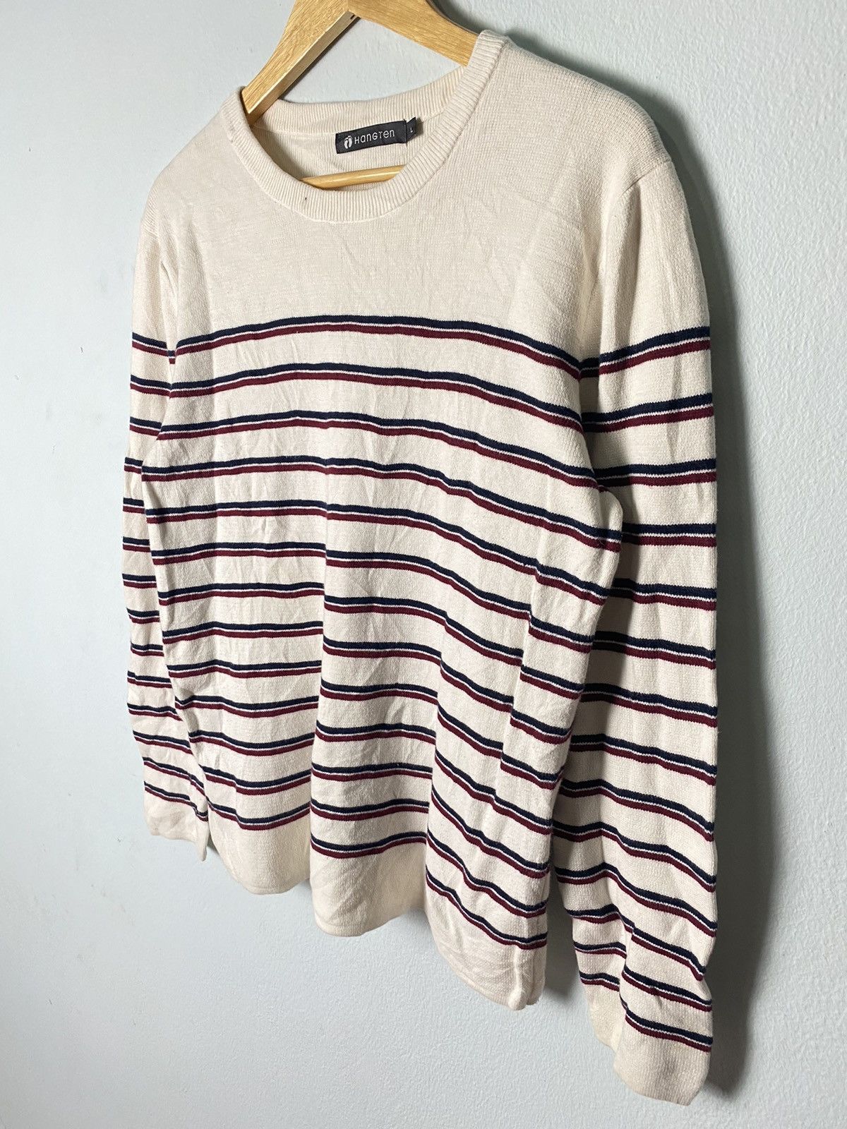 Hang Ten × Japanese Brand Hang Ten Stripes Knitwear Sweater Size US M / EU 48-50 / 2 - 2 Thumbnail