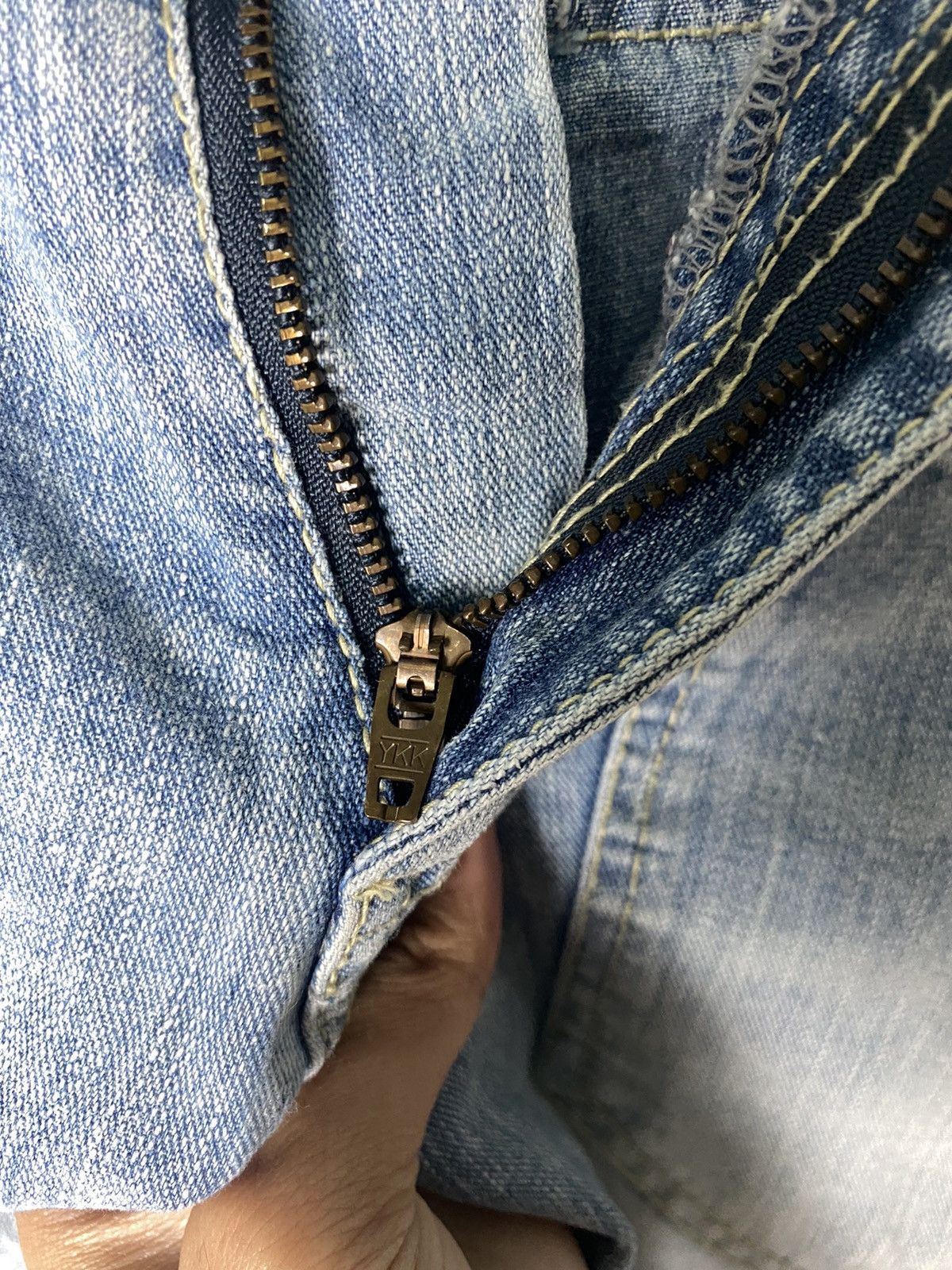 Japanese Brand Distressed Denim Design Pant Size US 30 / EU 46 - 8 Thumbnail