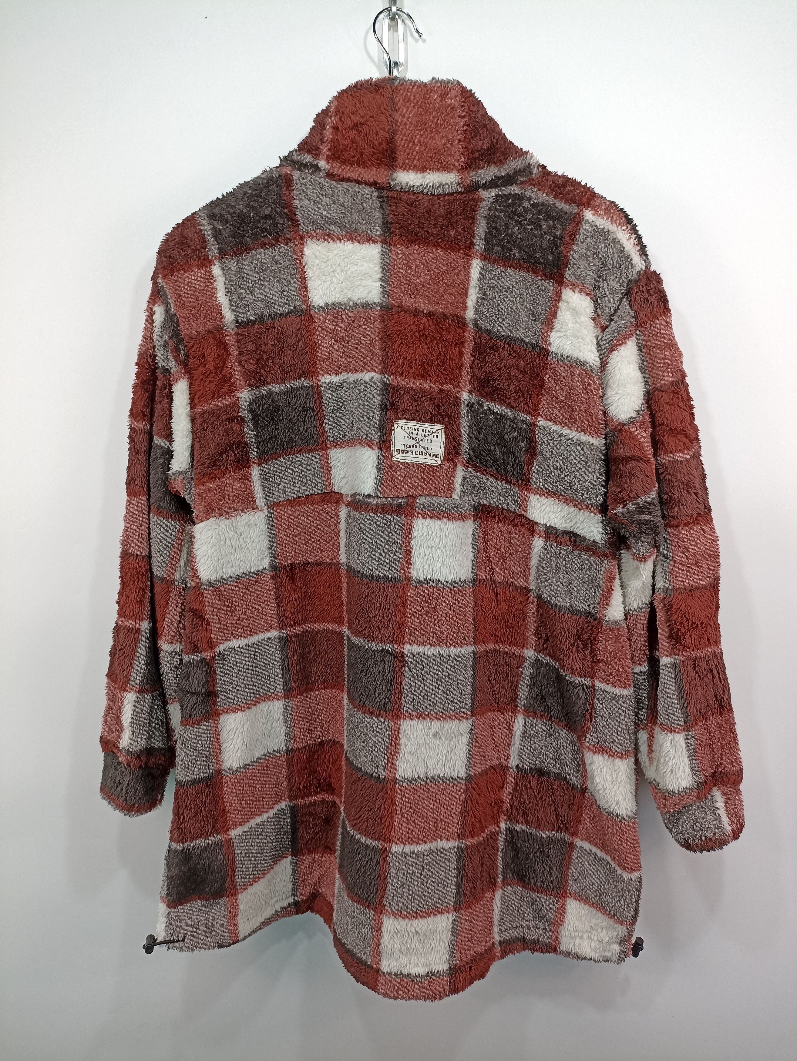 Japanese Brand × Vintage Vintage Drug Store's Plaid Fleece Rare Size US L / EU 52-54 / 3 - 2 Thumbnail
