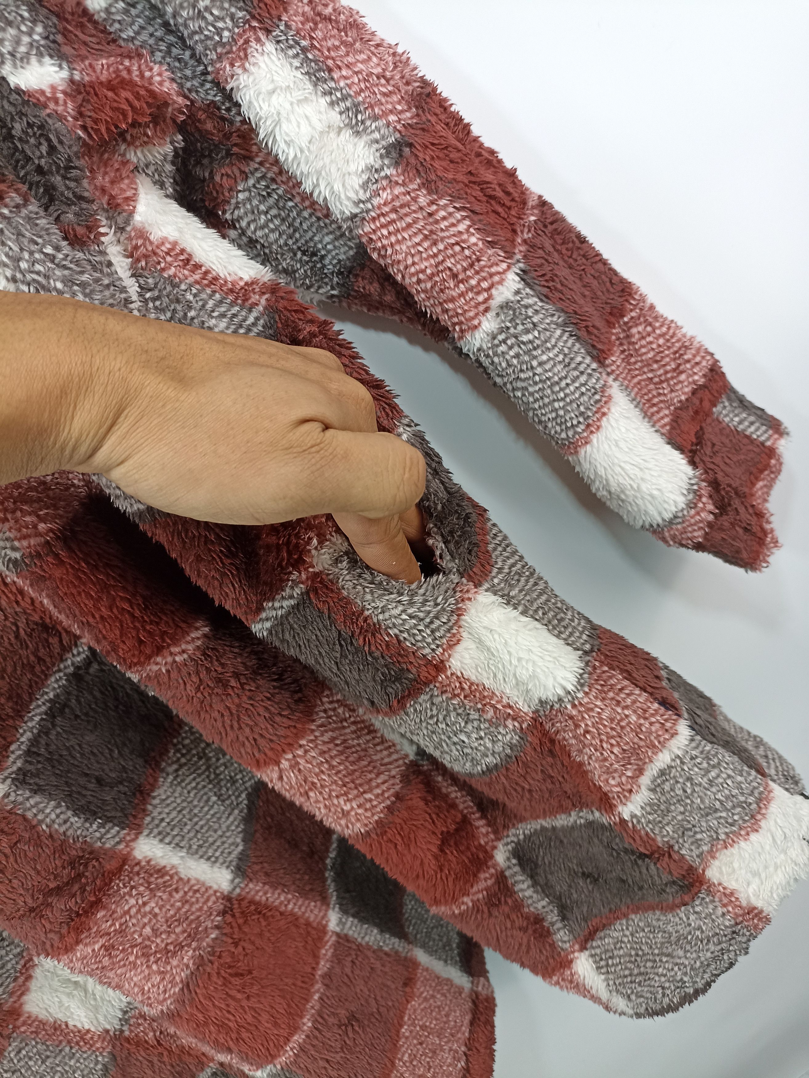 Japanese Brand × Vintage Vintage Drug Store's Plaid Fleece Rare Size US L / EU 52-54 / 3 - 5 Thumbnail