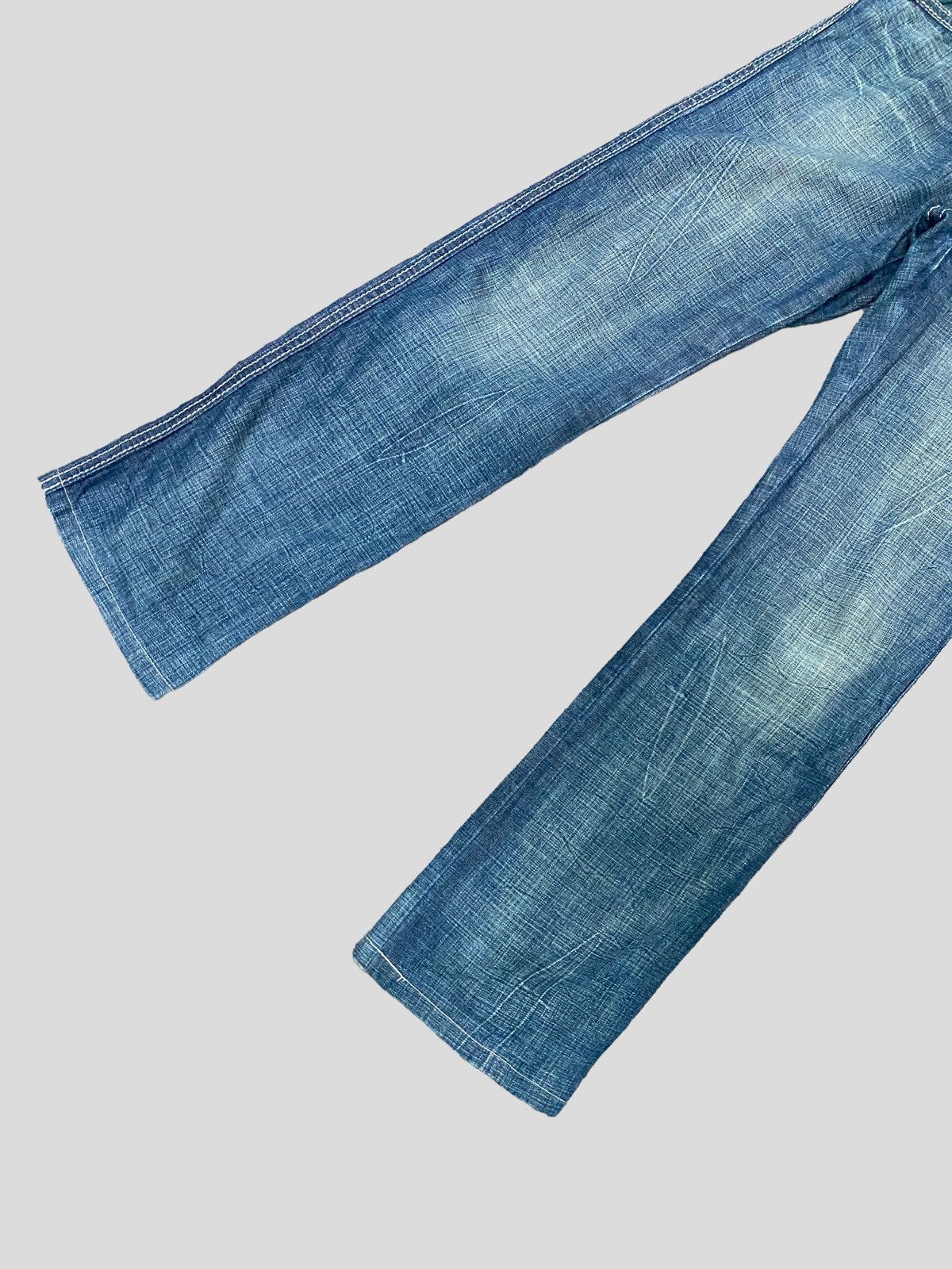 Marithe + Francois Girbaud VINTAGE MARITHE FRANCOIS GIRBAUD BONDAGE STYLE DENIM JEAN Size US 27 - 3 Thumbnail