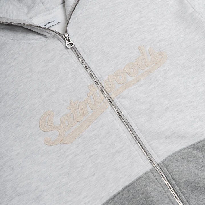 Saintwoods Saintwoods Grey Zip-Up Hoodie Size M Size US M / EU 48-50 / 2 - 5 Thumbnail