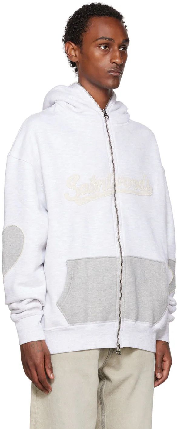 Saintwoods Saintwoods Grey Zip-Up Hoodie Size M Size US M / EU 48-50 / 2 - 6 Thumbnail