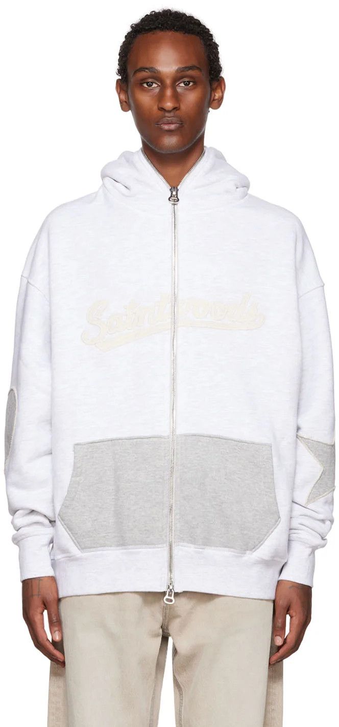 Saintwoods Saintwoods Grey Zip-Up Hoodie Size M Size US M / EU 48-50 / 2 - 2 Thumbnail