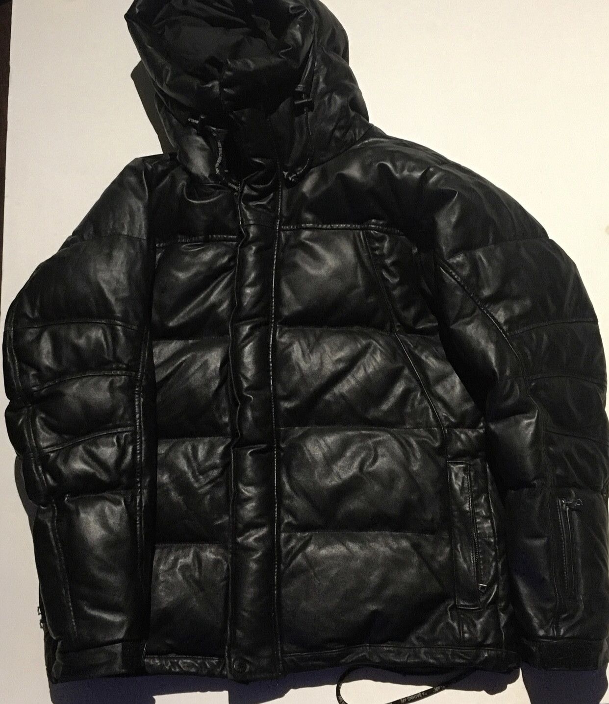 Bape Bape heavy sheepskin leather down coat puffer jacket Size US L / EU 52-54 / 3 - 1 Thumbnail
