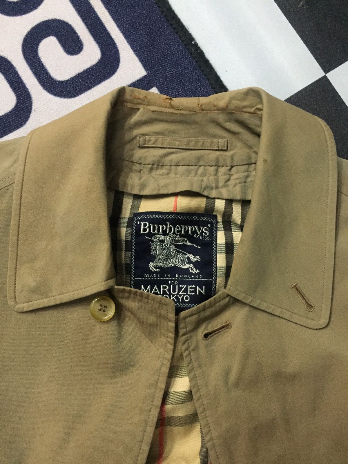 Burberry × Vintage Vintage Burberrys nova check maruzen tokyo trench coat Size US S / EU 44-46 / 1 - 18 Thumbnail