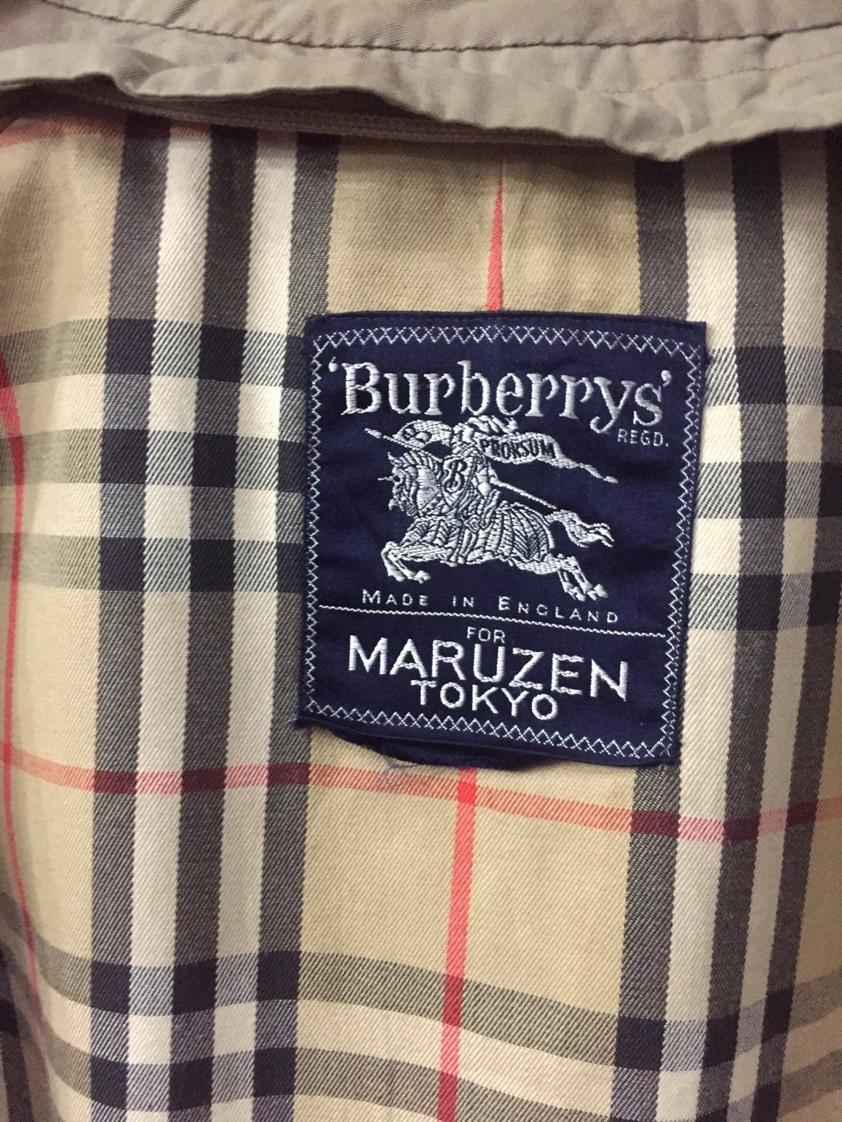 Burberry × Vintage Vintage Burberrys nova check maruzen tokyo trench coat Size US S / EU 44-46 / 1 - 14 Thumbnail