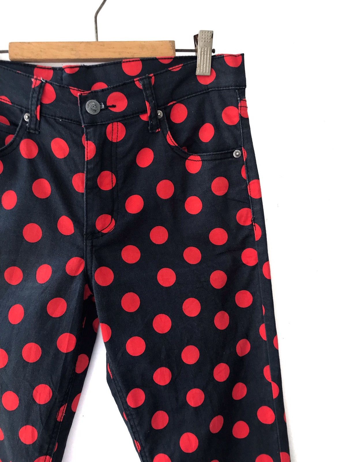 Cheap Monday CHEAP MONDAY Polkadot Skinny Pants Size US 29 - 4 Thumbnail