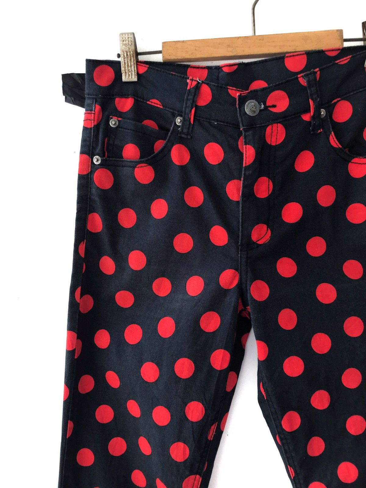 Cheap Monday CHEAP MONDAY Polkadot Skinny Pants Size US 29 - 3 Thumbnail