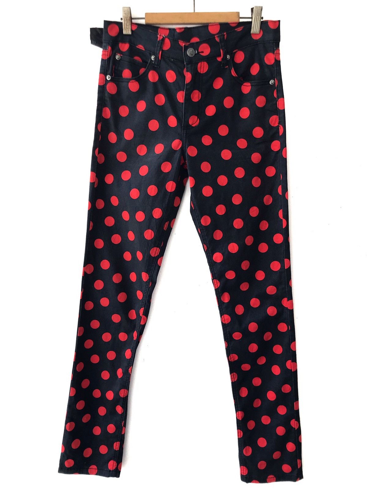 Cheap Monday CHEAP MONDAY Polkadot Skinny Pants Size US 29 - 1 Thumbnail