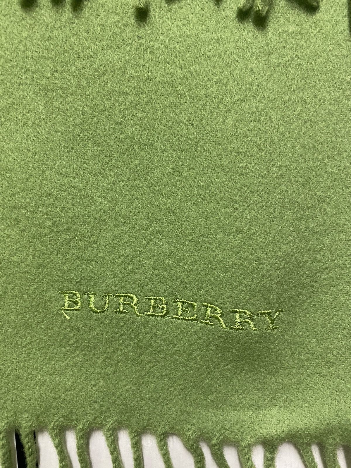 Burberry × Designer BURBERRY 100% Cashmere Muffler/Scarf Size ONE SIZE - 8 Thumbnail
