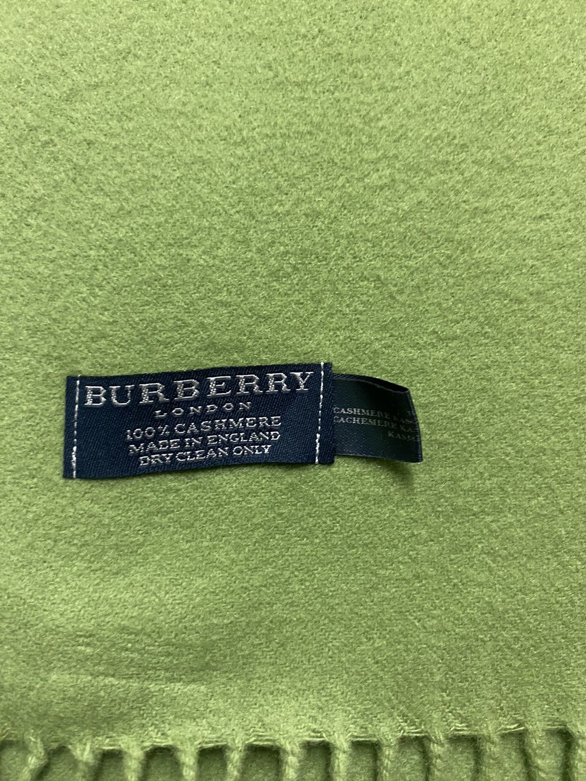 Burberry × Designer BURBERRY 100% Cashmere Muffler/Scarf Size ONE SIZE - 7 Thumbnail