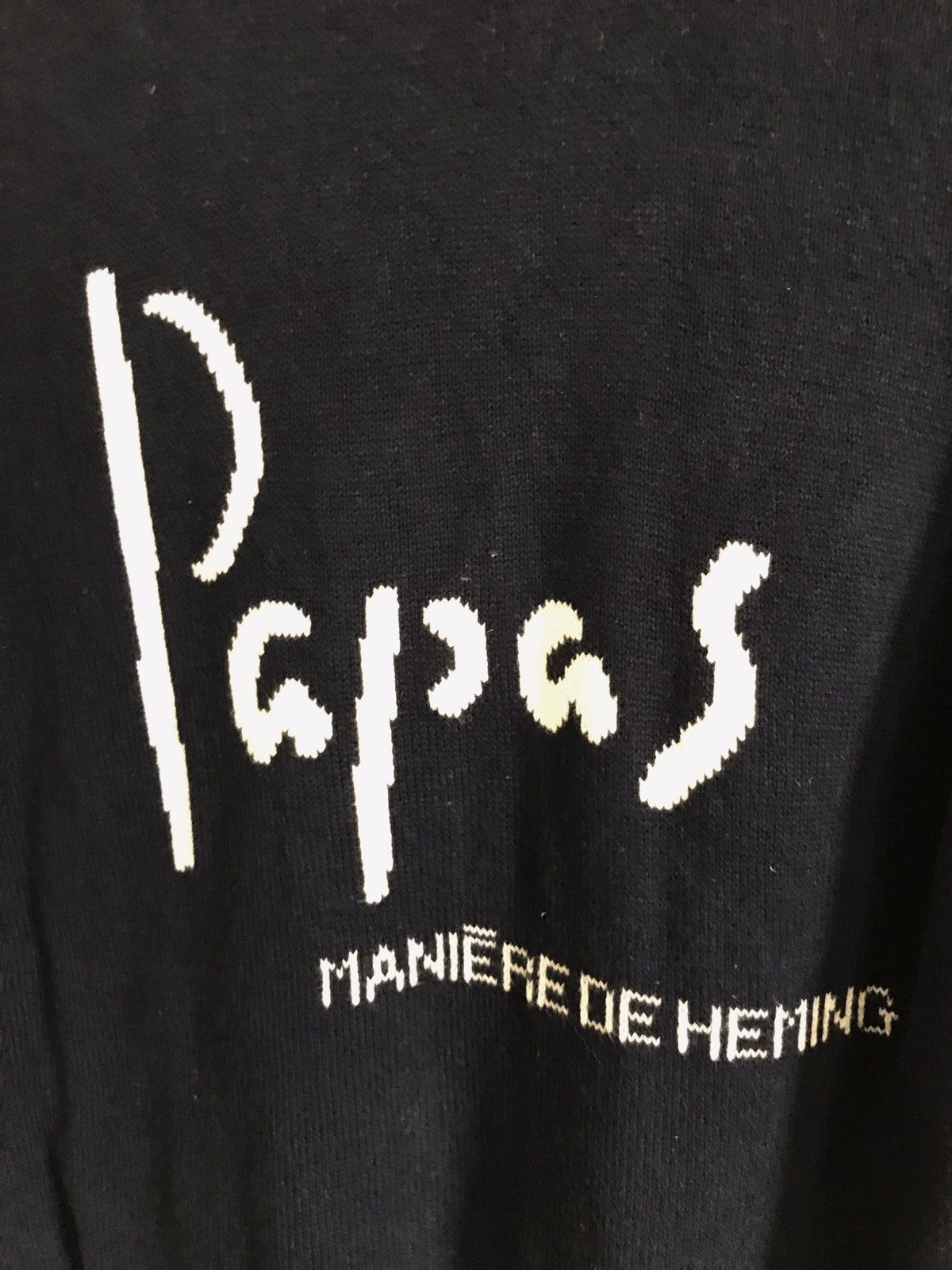 Vintage Papas Sleeve Less Hand Knit Size US M / EU 48-50 / 2 - 3 Thumbnail