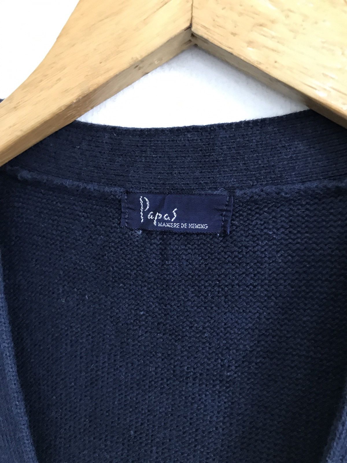Vintage Papas Sleeve Less Hand Knit Size US M / EU 48-50 / 2 - 4 Thumbnail
