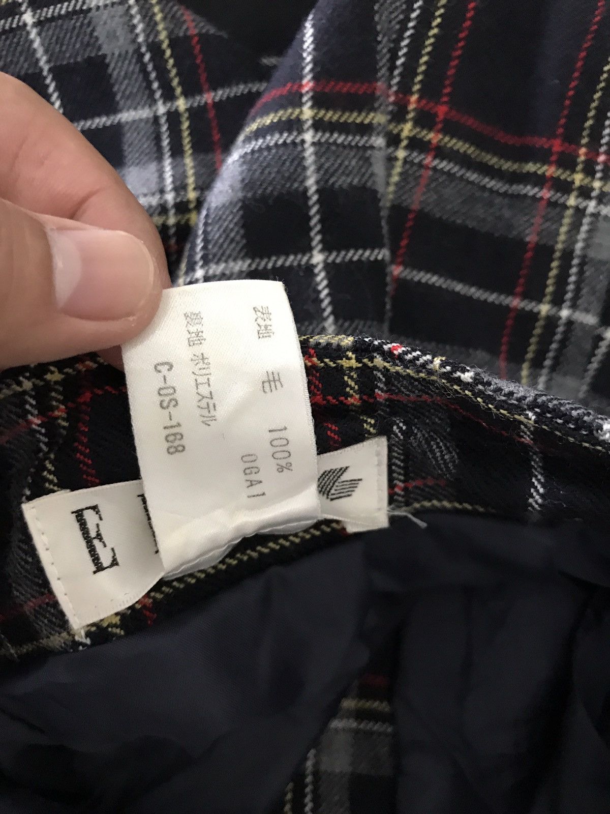 Designer Vintage Elle Sport High Waist Wide Baggy Tartan Pants Size US 26 / EU 42 - 8 Thumbnail