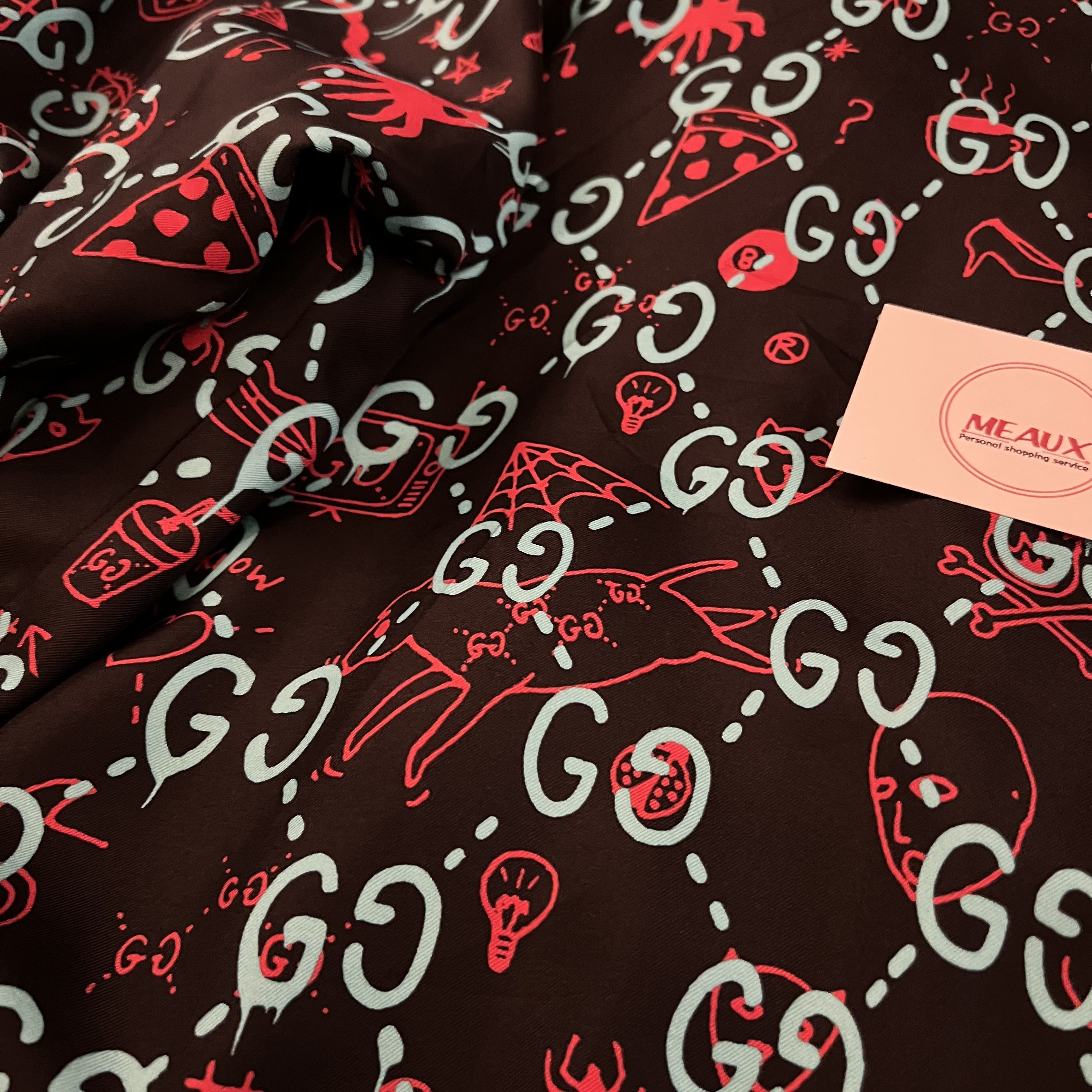 Gucci Gucci Ghost silk jacket size 50 new logo snake GG logo Size US M / EU 48-50 / 2 - 9 Thumbnail