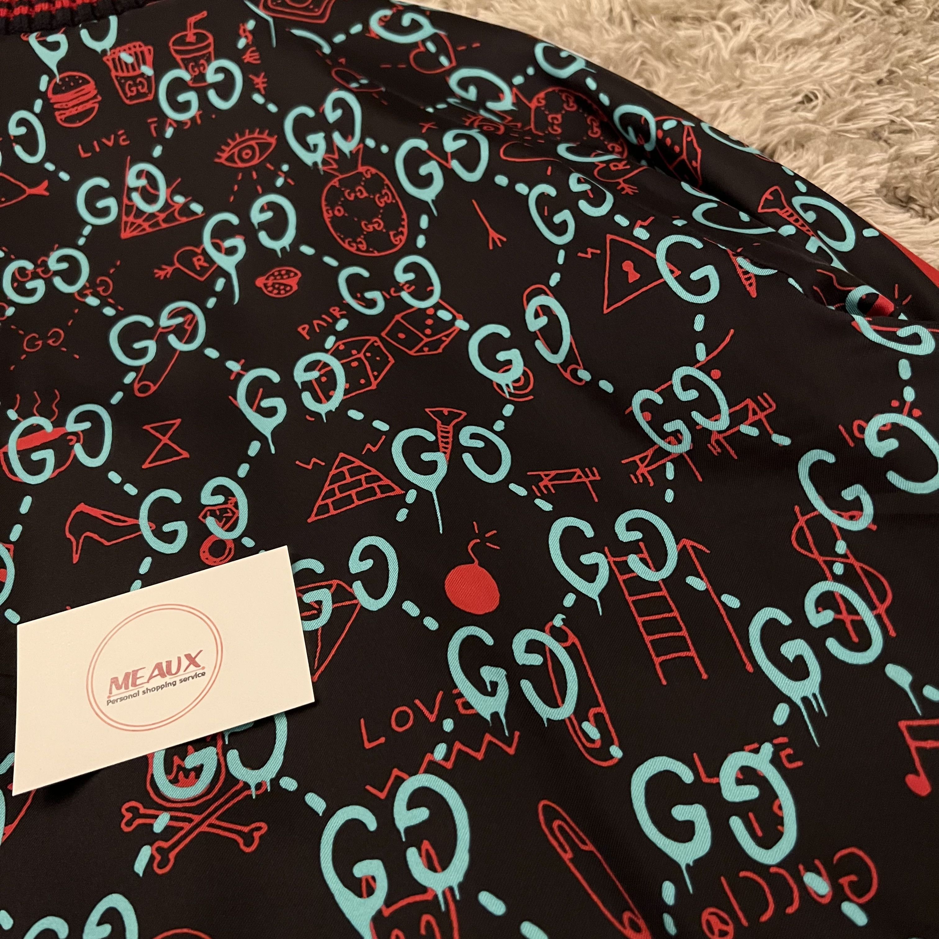Gucci Gucci Ghost silk jacket size 50 new logo snake GG logo Size US M / EU 48-50 / 2 - 10 Thumbnail