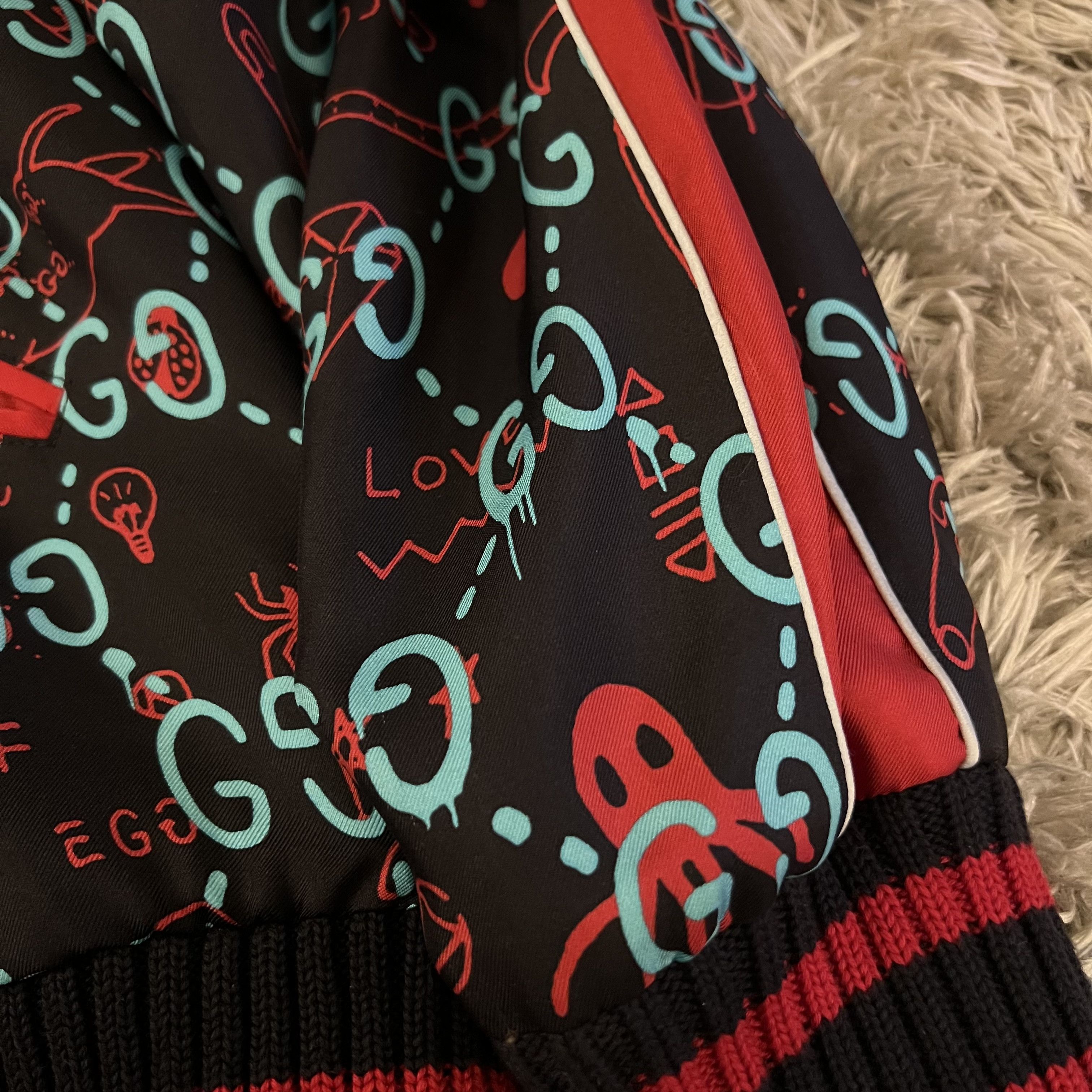 Gucci Gucci Ghost silk jacket size 50 new logo snake GG logo Size US M / EU 48-50 / 2 - 4 Thumbnail