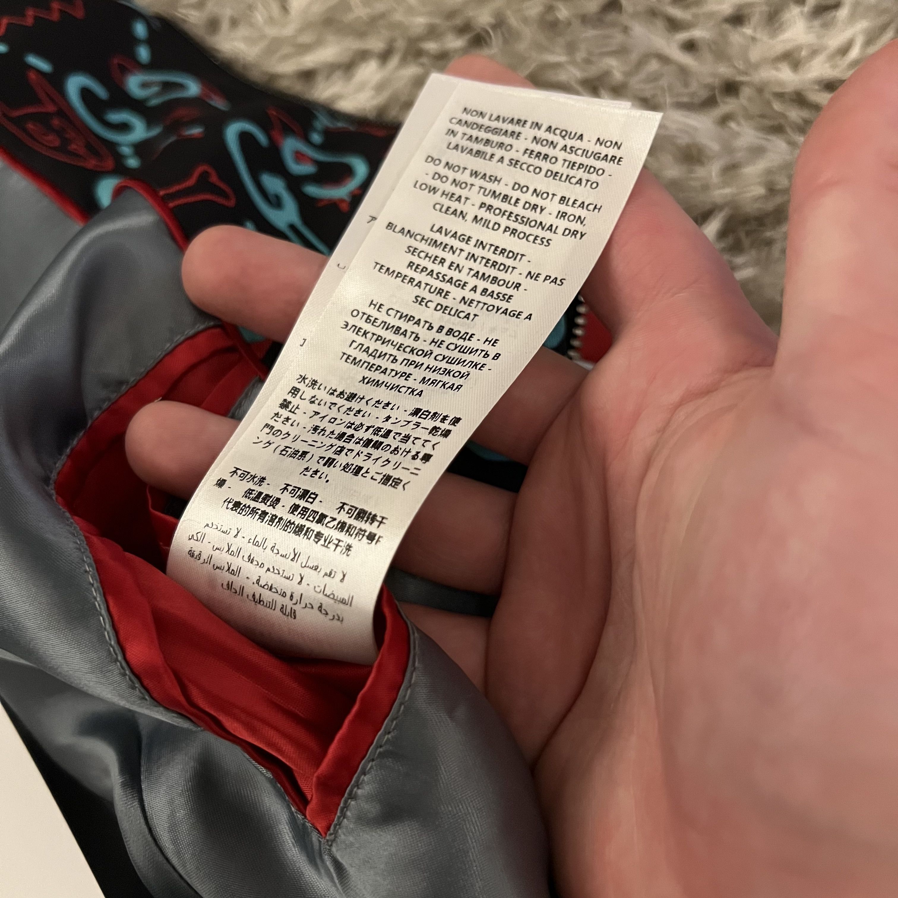Gucci Gucci Ghost silk jacket size 50 new logo snake GG logo Size US M / EU 48-50 / 2 - 18 Thumbnail