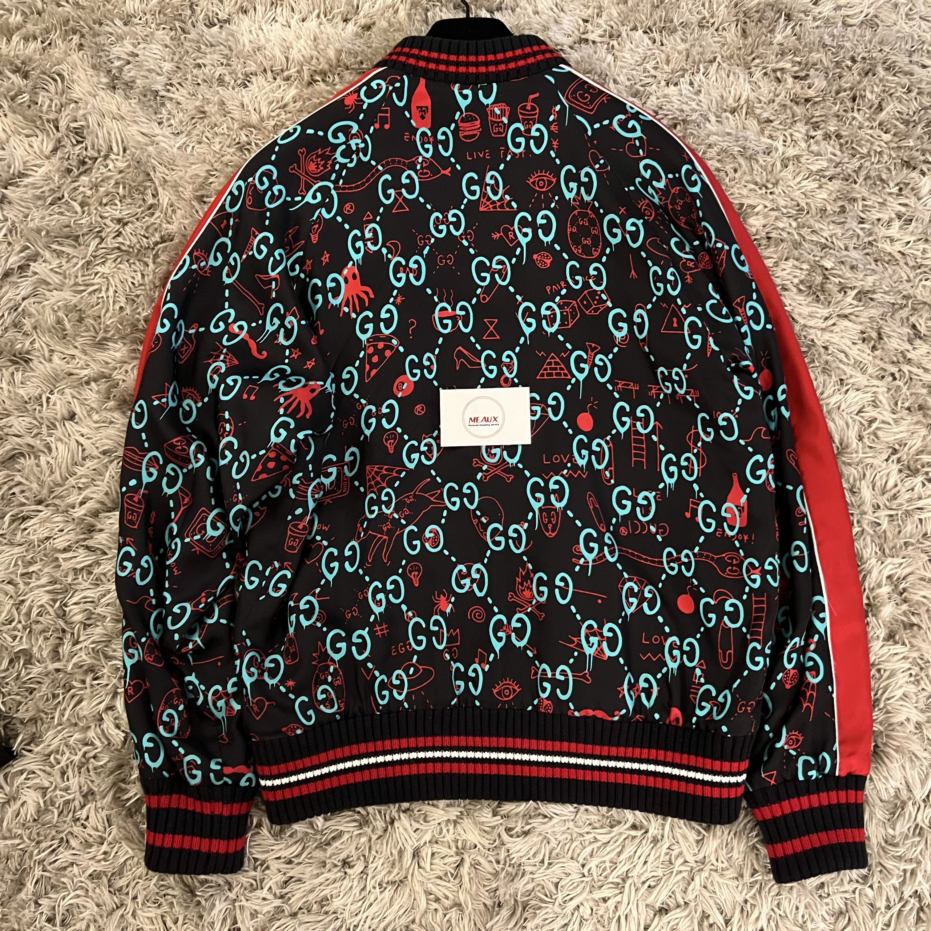 Gucci Gucci Ghost silk jacket size 50 new logo snake GG logo Size US M / EU 48-50 / 2 - 8 Thumbnail