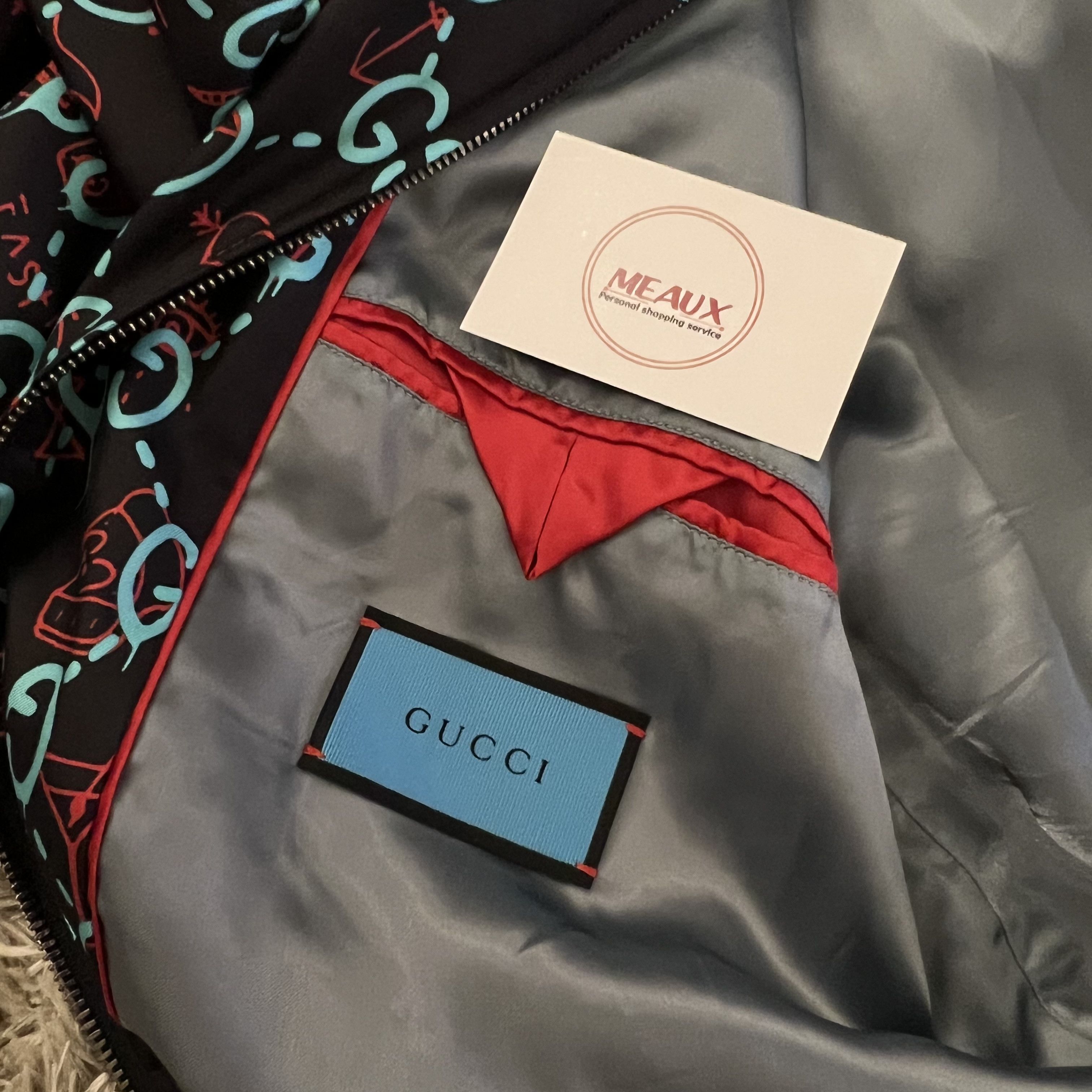 Gucci Gucci Ghost silk jacket size 50 new logo snake GG logo Size US M / EU 48-50 / 2 - 11 Thumbnail