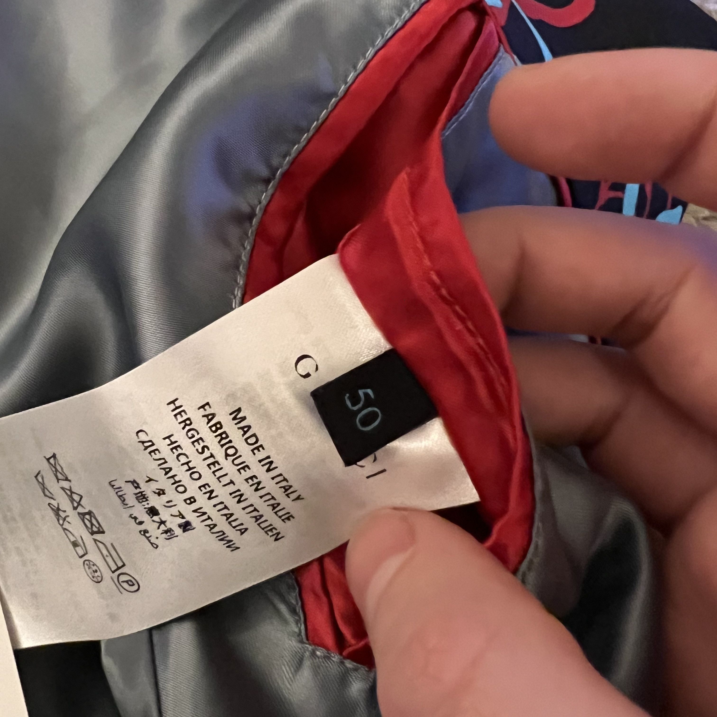 Gucci Gucci Ghost silk jacket size 50 new logo snake GG logo Size US M / EU 48-50 / 2 - 14 Thumbnail