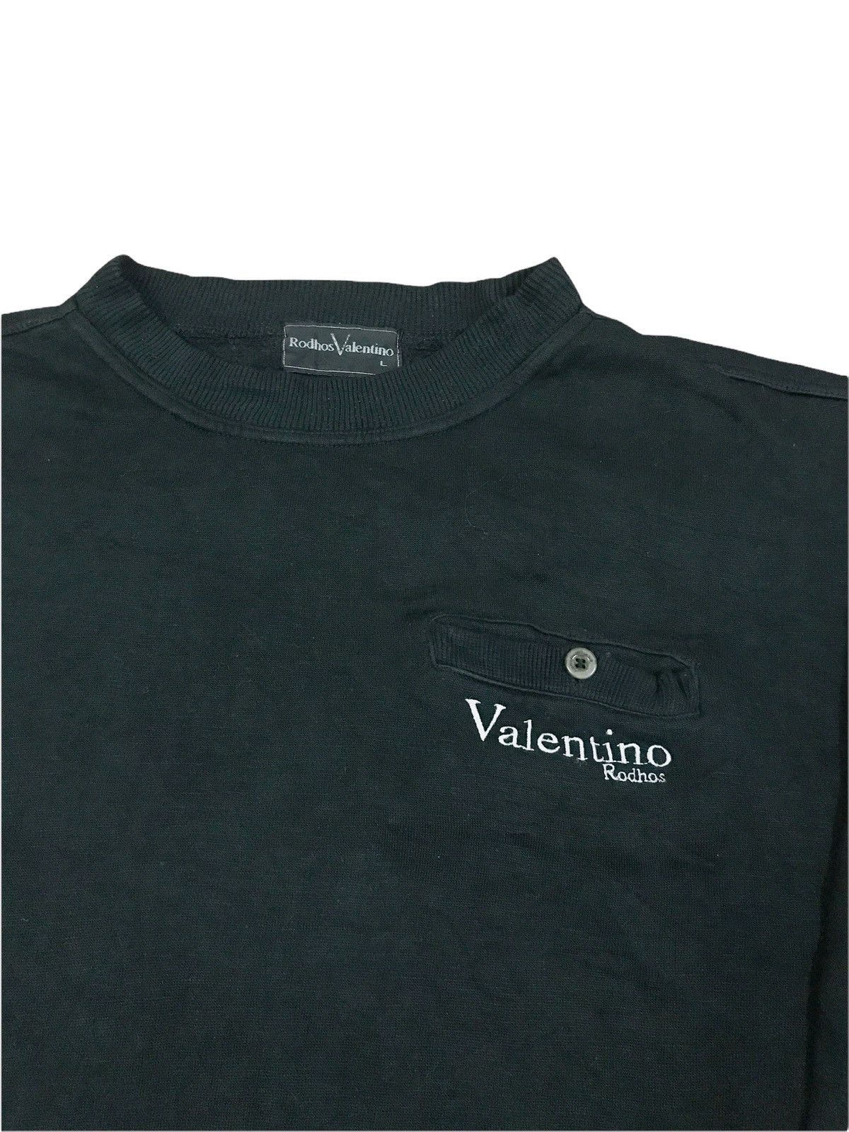 Vintage Vintage Rodhos Valentino Sweatshirt Size US L / EU 52-54 / 3 - 2 Thumbnail
