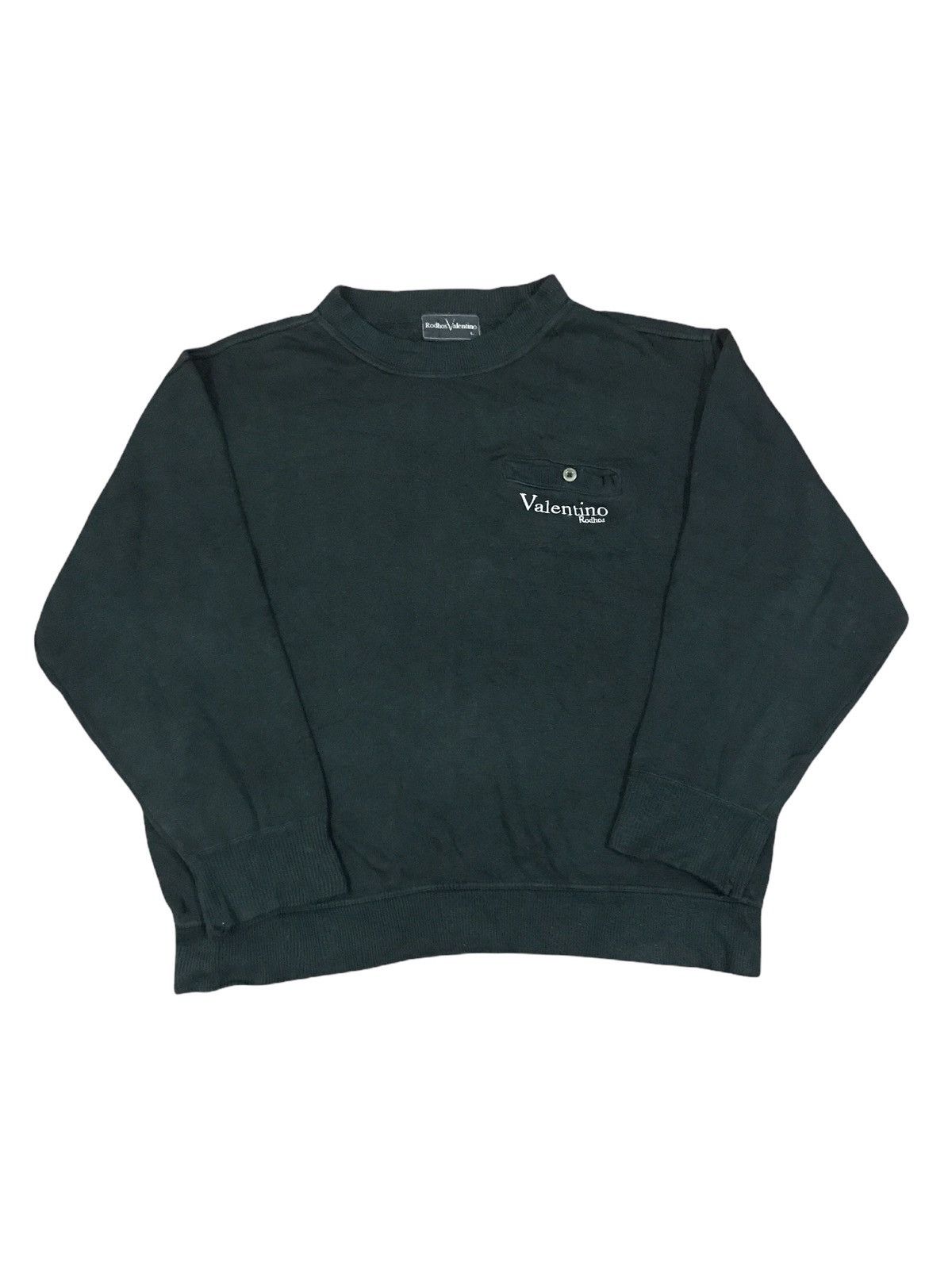 Vintage Vintage Rodhos Valentino Sweatshirt Size US L / EU 52-54 / 3 - 1 Thumbnail