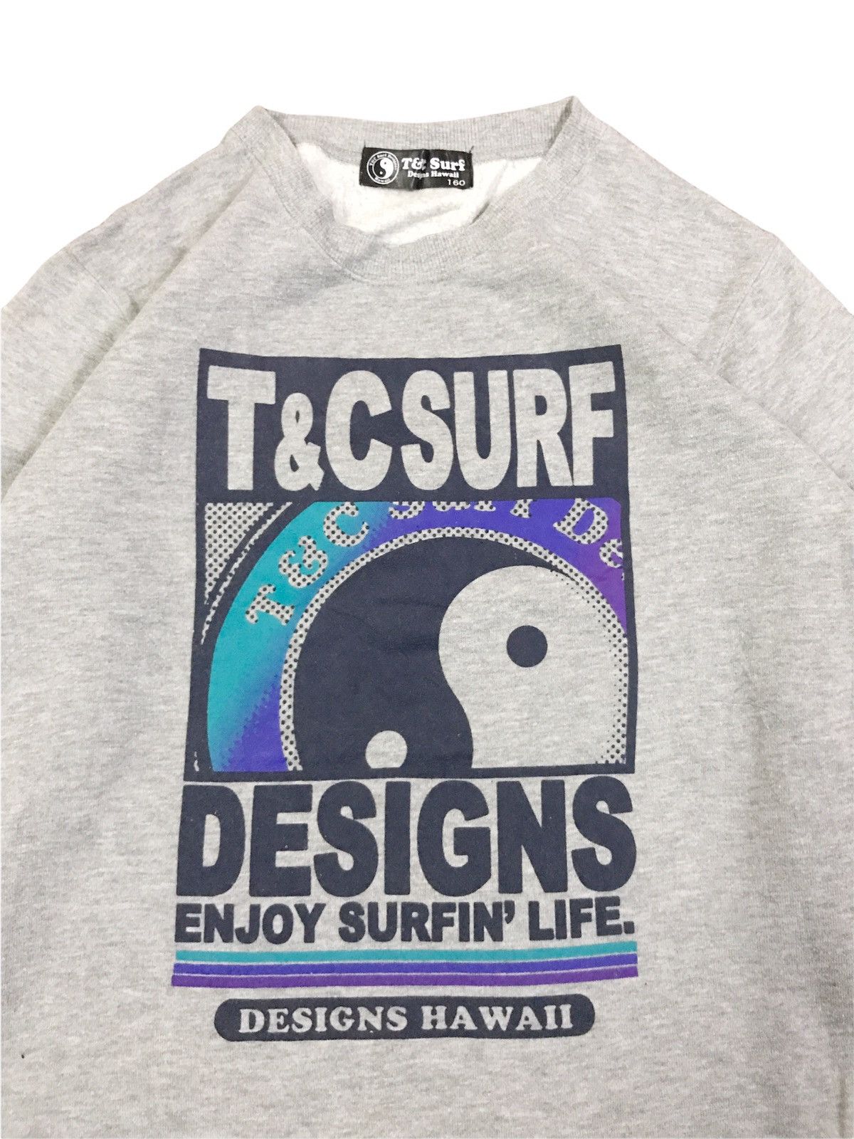 Vintage Vintage T&C Surf Big Logo Sweatshirt Size US XS / EU 42 / 0 - 3 Thumbnail