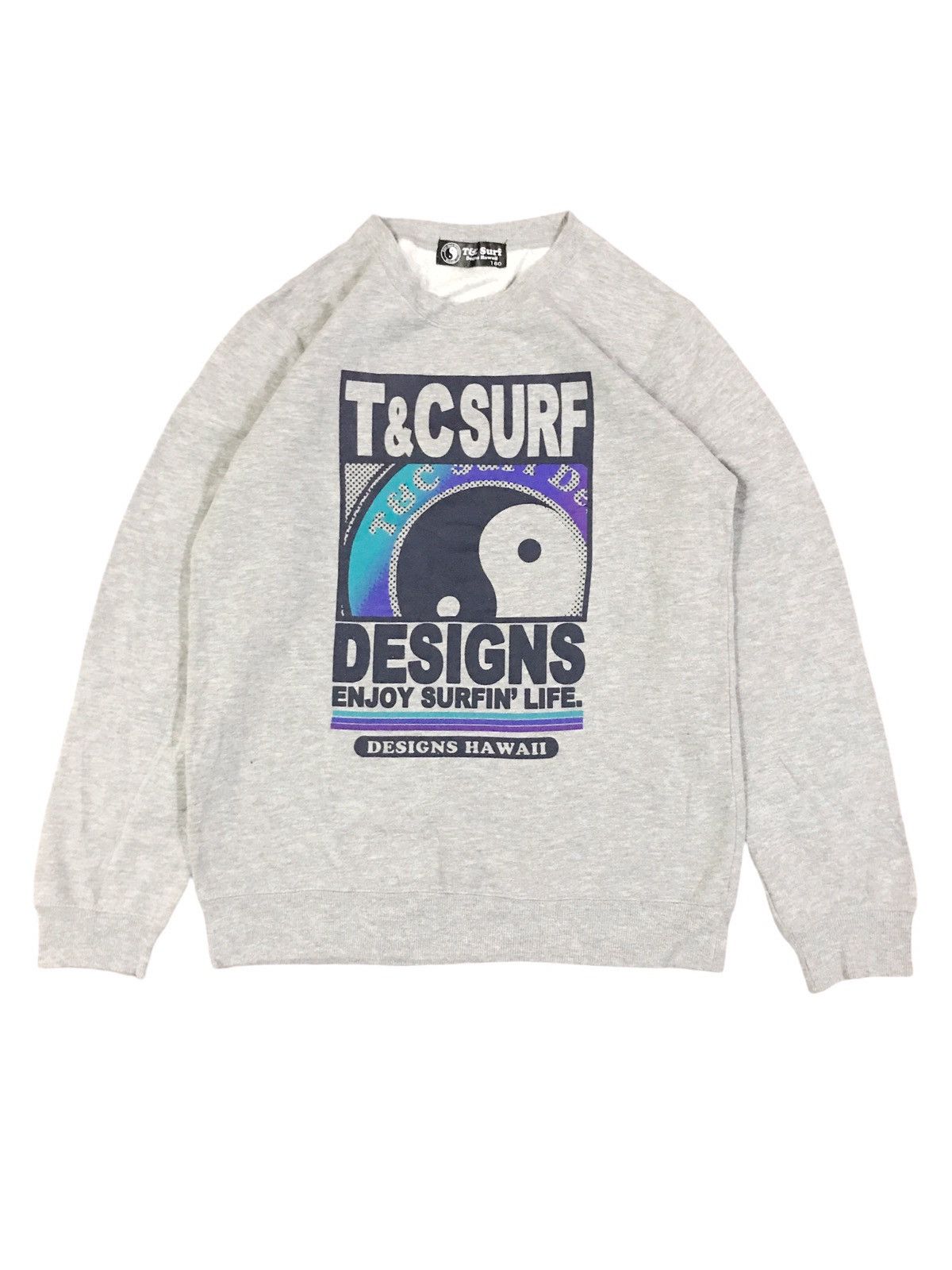 Vintage Vintage T&C Surf Big Logo Sweatshirt Size US XS / EU 42 / 0 - 1 Thumbnail