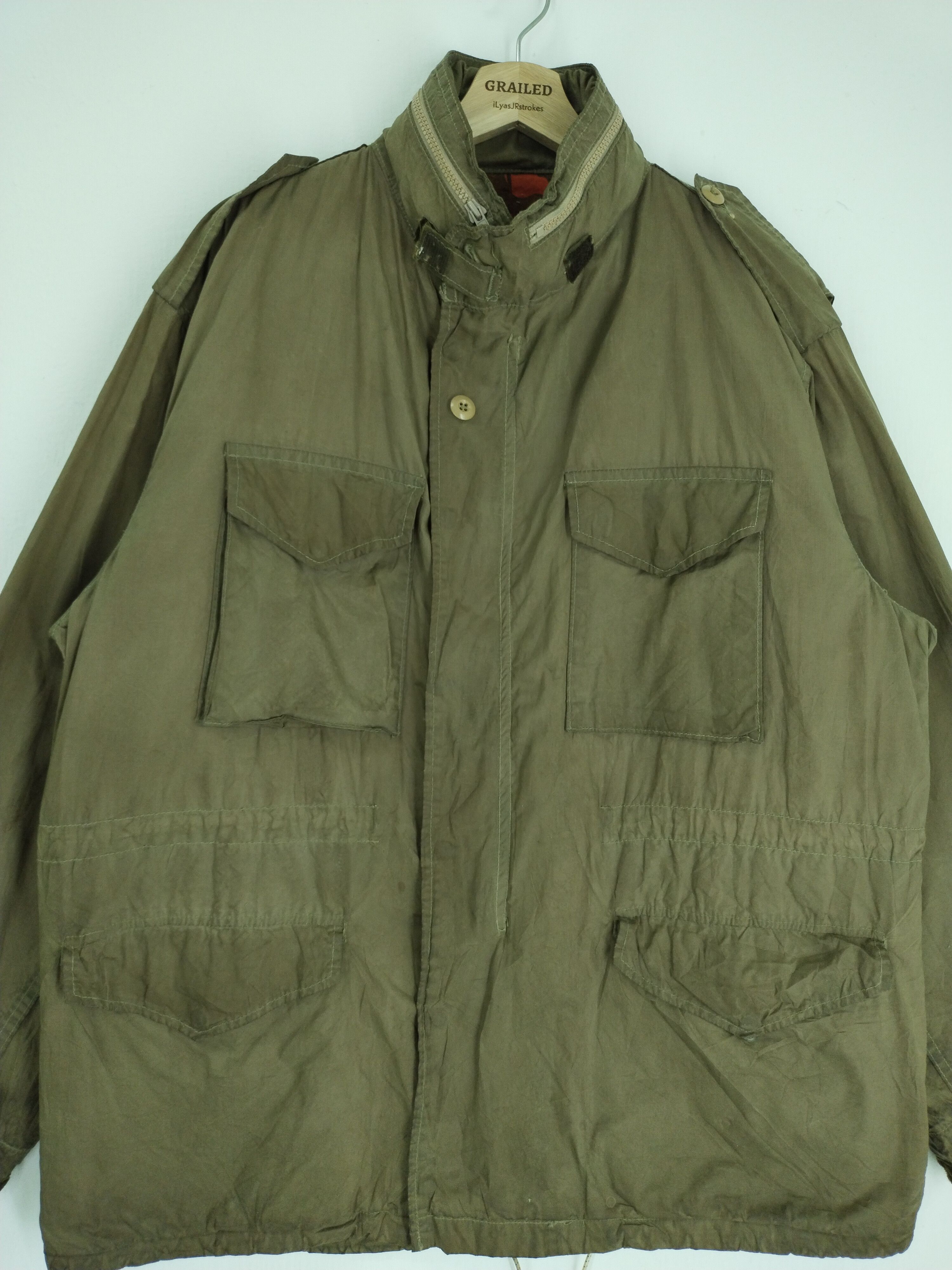 Denime × Japanese Brand VINTAGE DENIME MILITARY JACKET Size US L / EU 52-54 / 3 - 1 Thumbnail